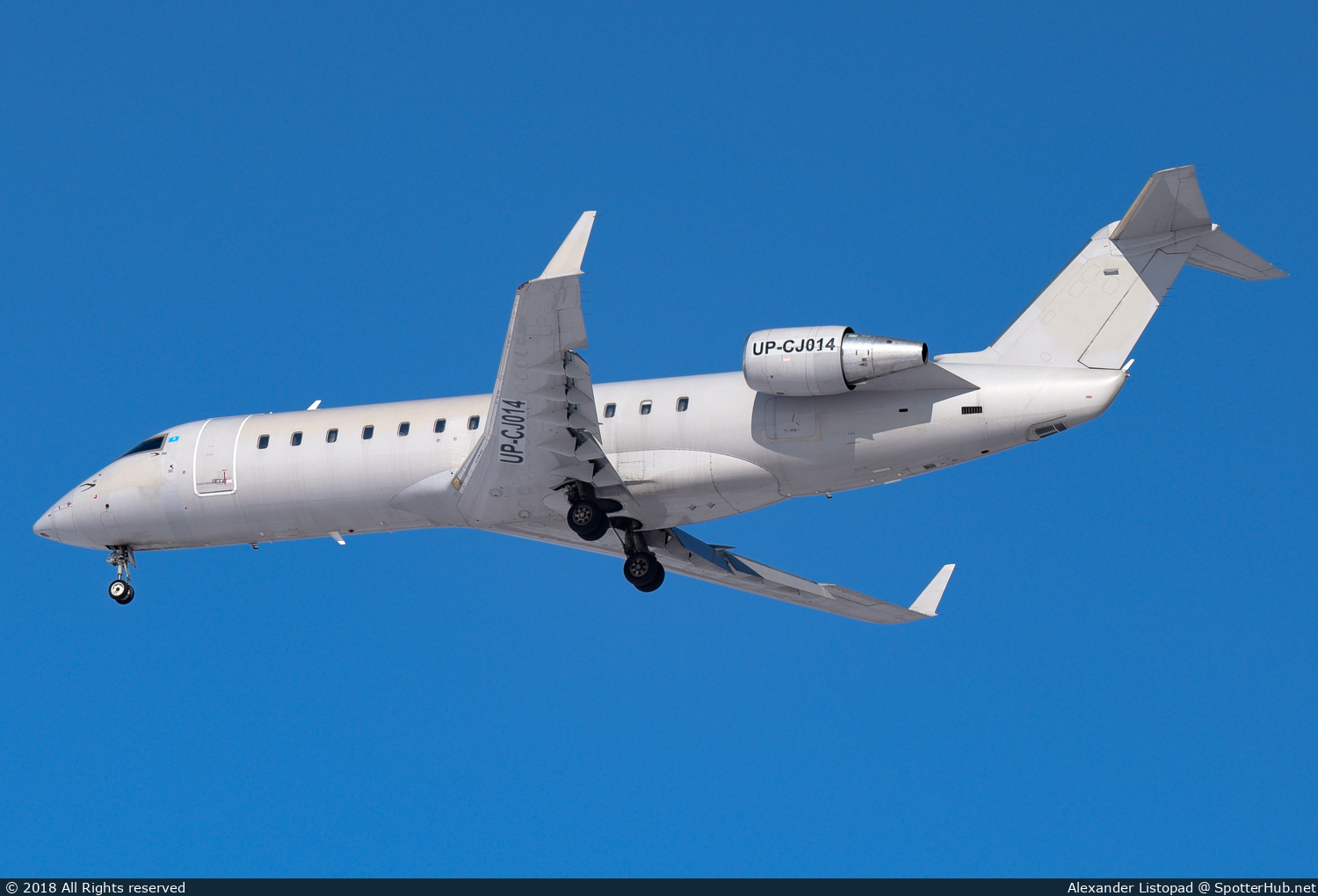 Photo of UP-CJ014 - Bombardier CRJ-200ER operated by FlyJet KZ