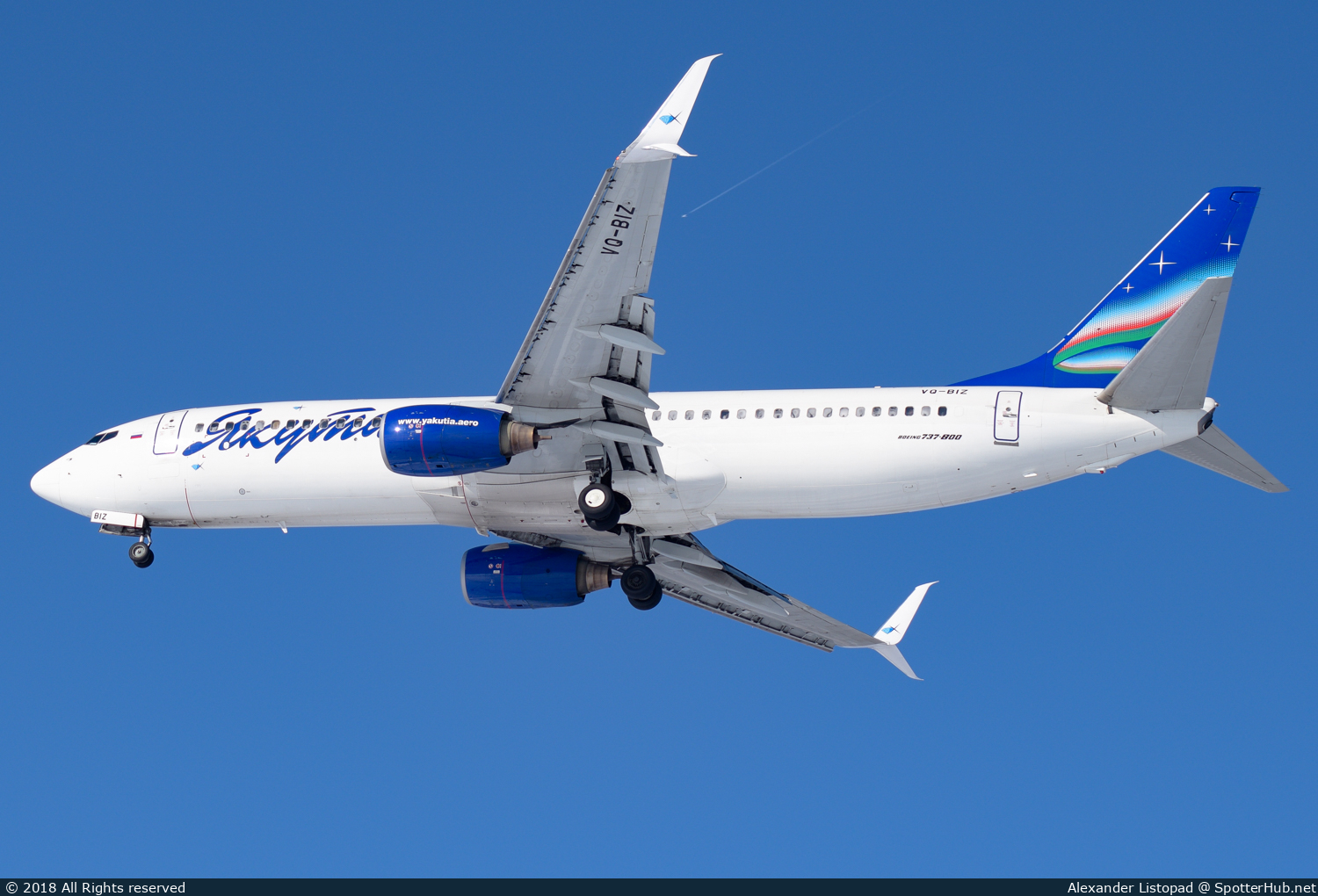 Photo of VQ-BIZ - Boeing 737-86N operated by Yakutia Airlines