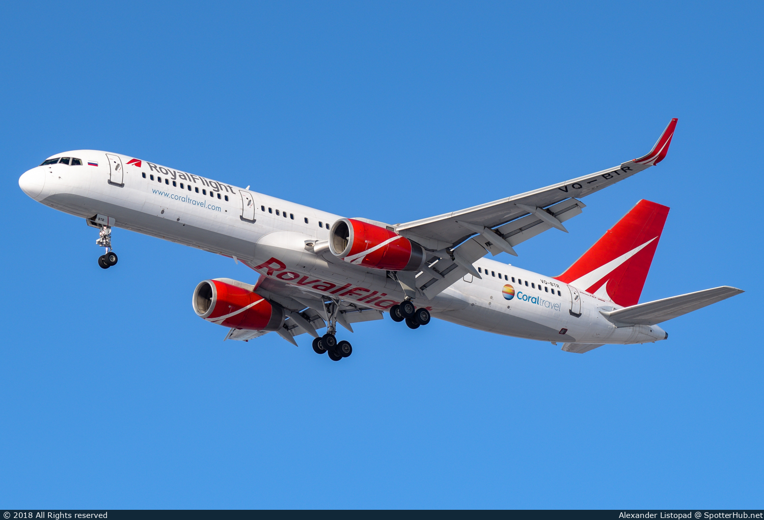 Photo of VQ-BTR - Boeing 757-28A operated by Royal Flight