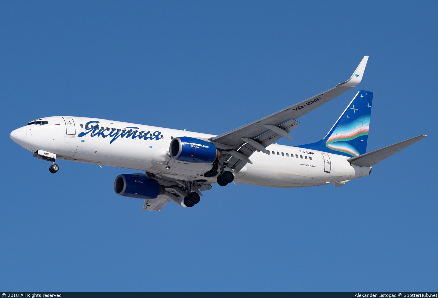Photo of VQ-BMP - Boeing 737-86N operated by Yakutia Airlines