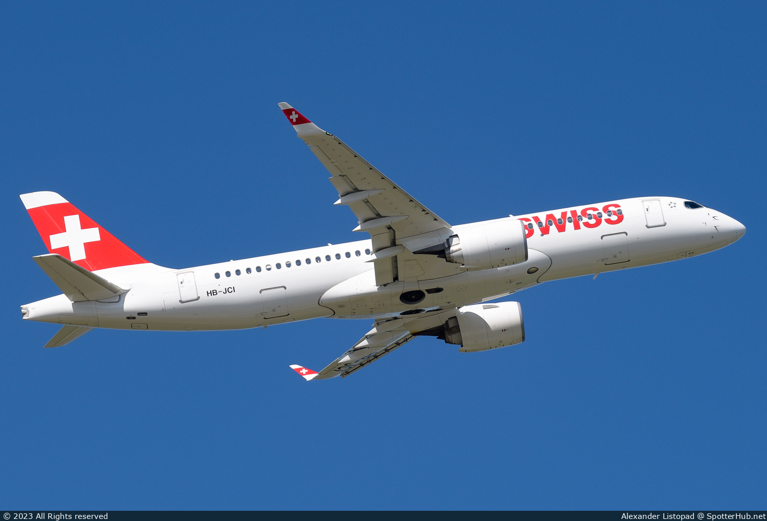 Photo of HB-JCI - Airbus A220-300 operated by Swiss International Air Lines