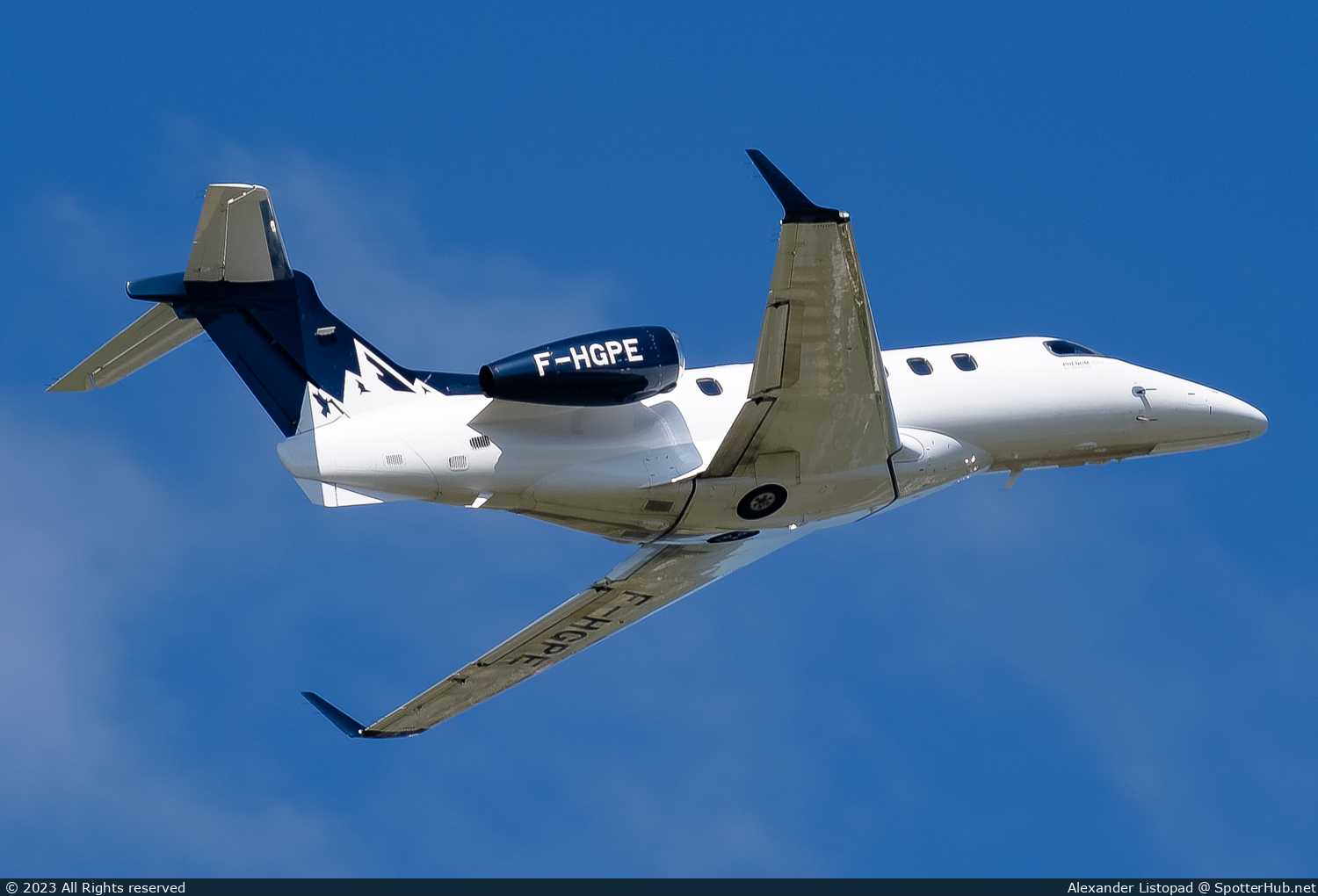 Photo of F-HGPE - Embraer Phenom 300E operated by Pan Européenne Air Service