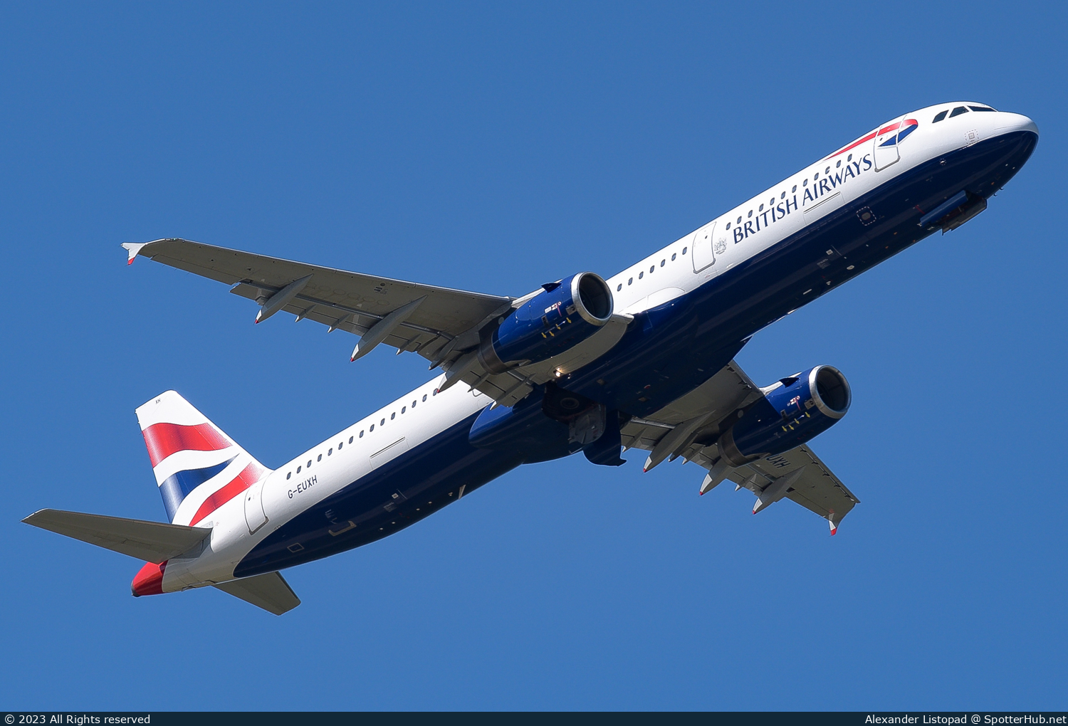 Photo of G-EUXH - Airbus A321-231 operated by British Airways