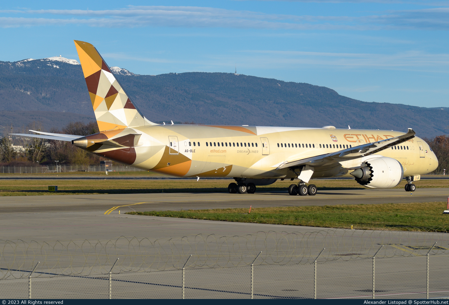 Photo of A6-BLE - Boeing 787-9 Dreamliner operated by Etihad Airways