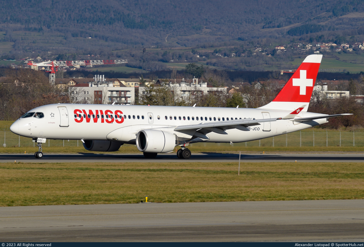 Photo of HB-JCO - Airbus A220-300 operated by Swiss International Air Lines