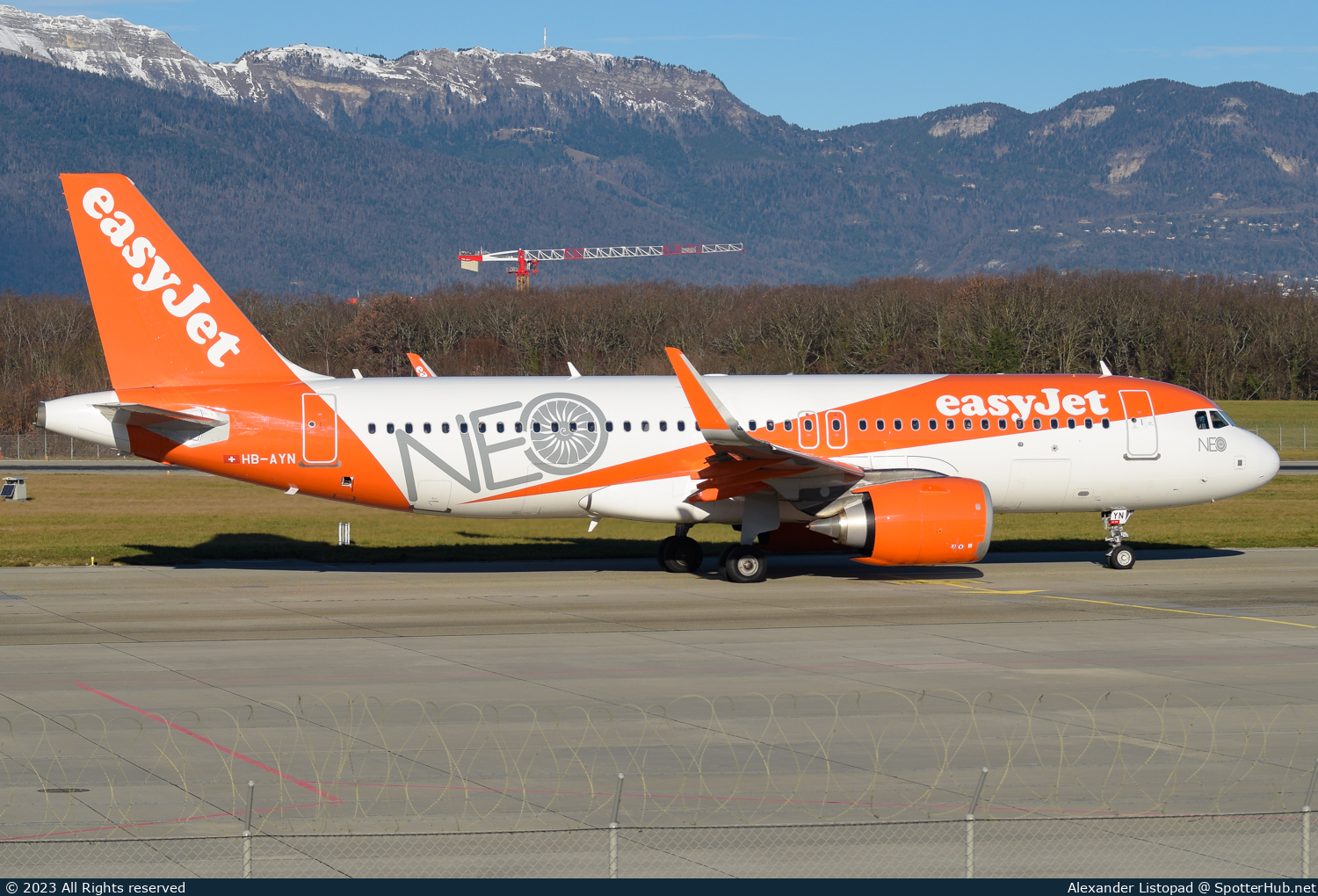 Photo of HB-AYN - Airbus A320-251N operated by easyJet Switzerland