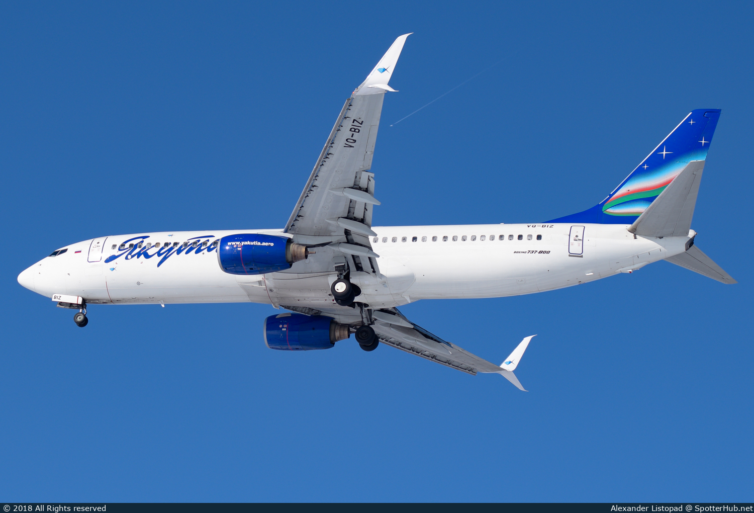 Photo of VQ-BIZ - Boeing 737-86N operated by Yakutia Airlines