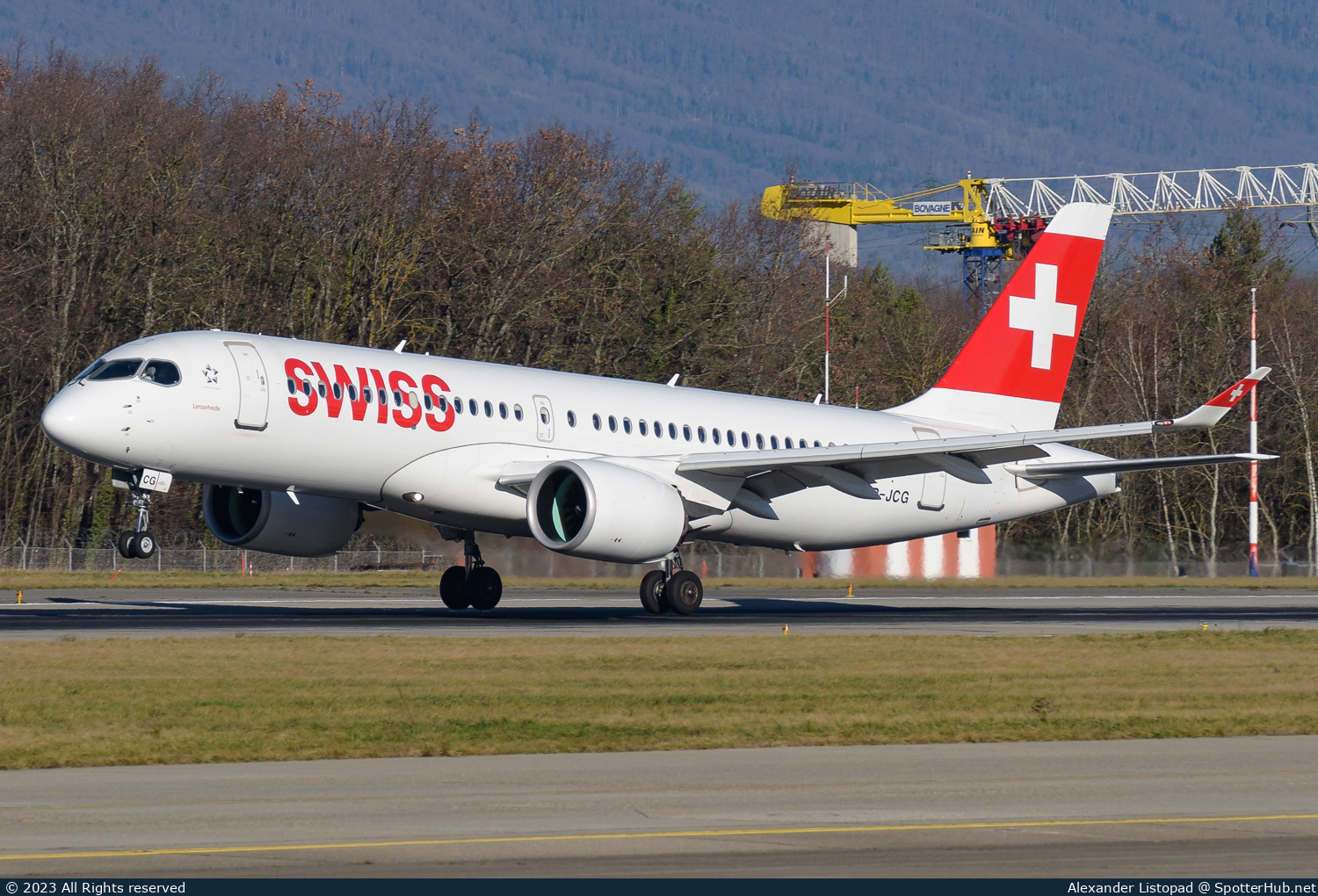Photo of HB-JCG - Airbus A220-300 operated by Swiss International Air Lines