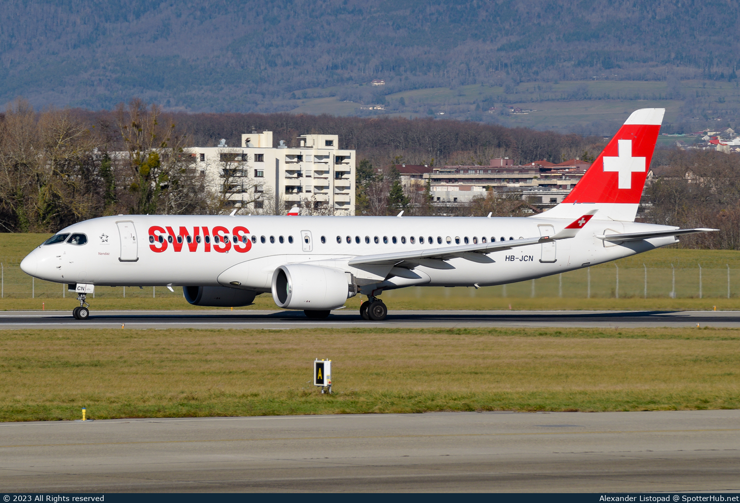 Photo of HB-JCN - Airbus A220-300 operated by Swiss International Air Lines