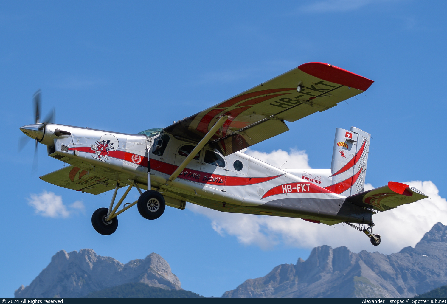 Photo of HB-FKT - Pilatus PC-6/B2-H4 Turbo Porter operated by Flying Devil