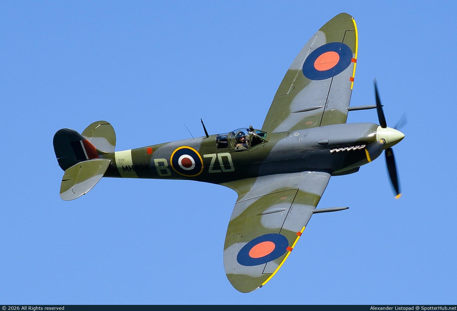 Photo of G-ASJV - Supermarine 361 Spitfire LF Mk.IXb operated by The Old Flying Machine Company