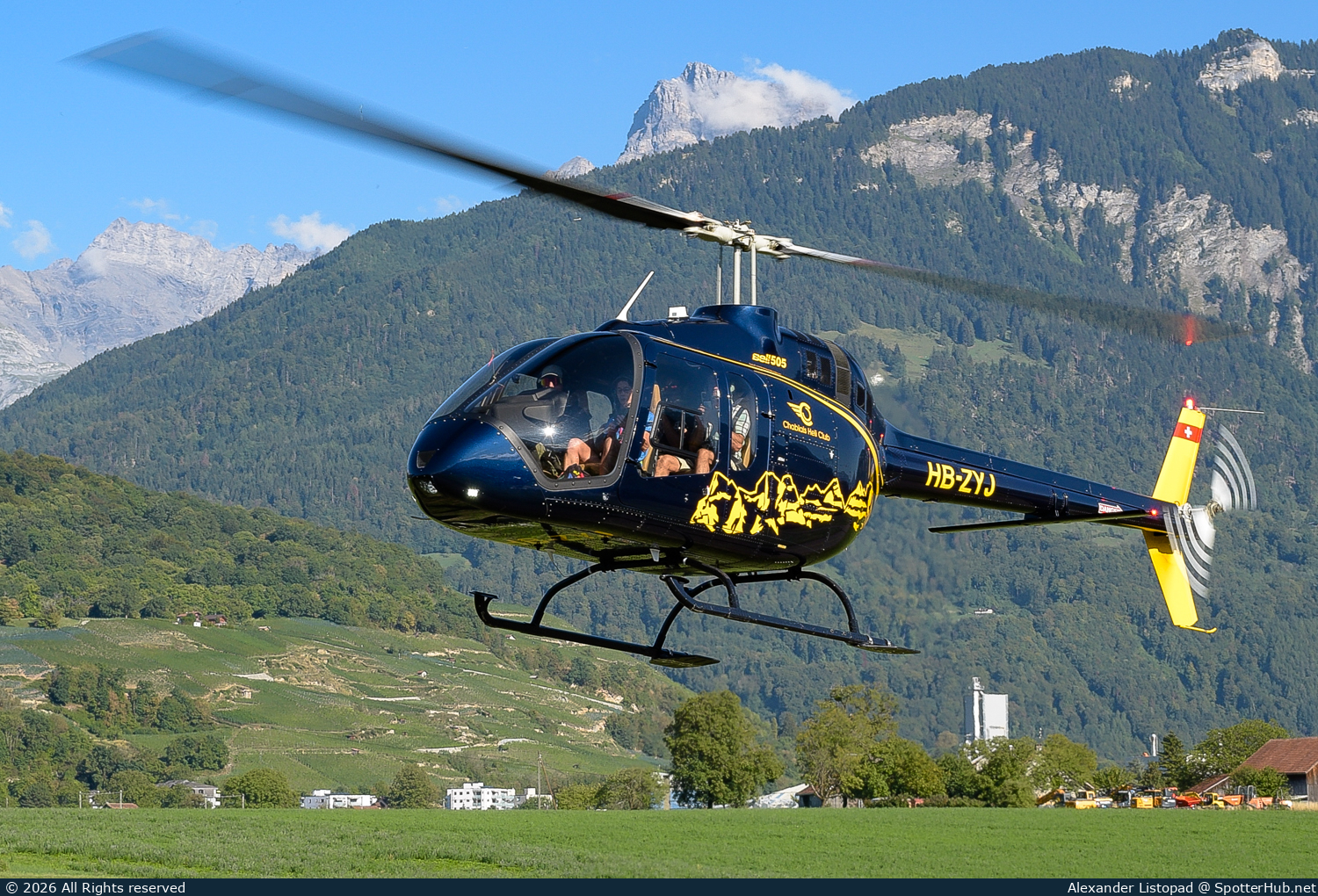 Photo of HB-ZYJ - Bell 505 Jet Ranger X operated by Chablais Heli Club