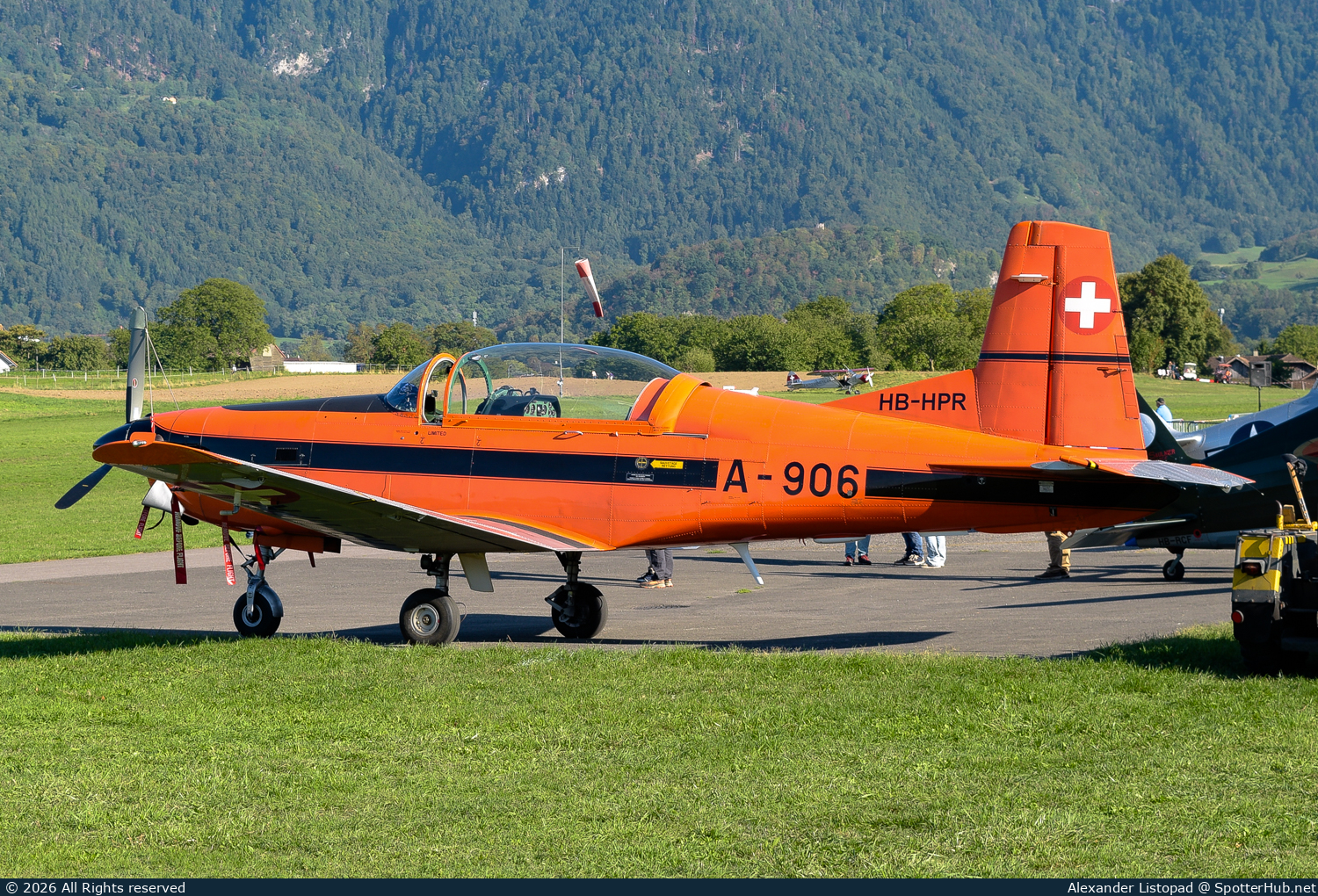 Photo of HB-HPR - Pilatus PC-7 operated by FMPA Fondation pour le Maintien, du Patrimoine Aéronautique