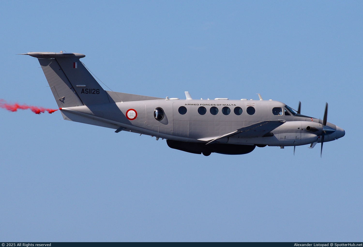 Photo of AS1126 - Beechcraft B200 Super King Air operated by Air Wing of the Armed Forces of Malta