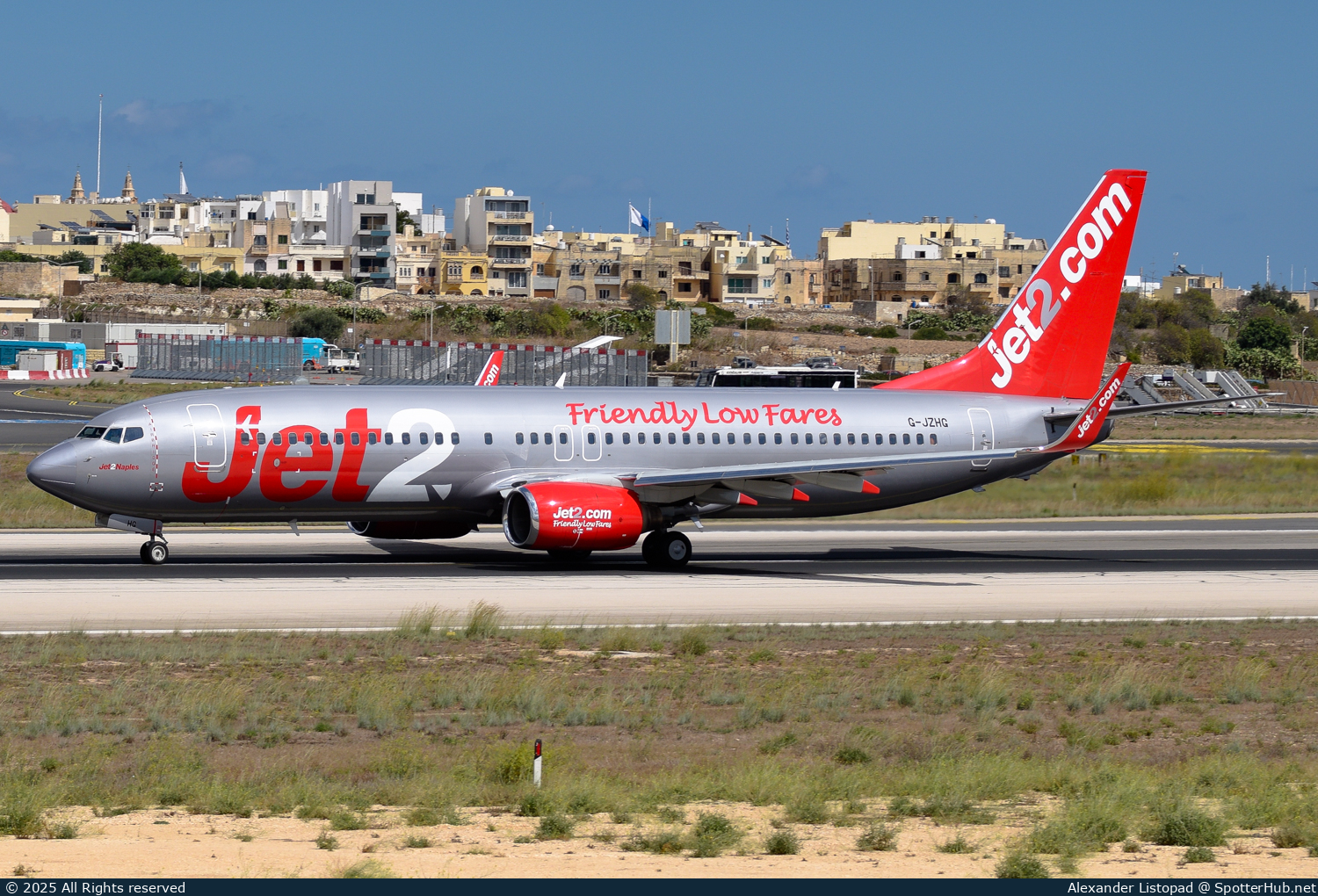 Photo of G-JZHG - Boeing 737-85P operated by Jet2