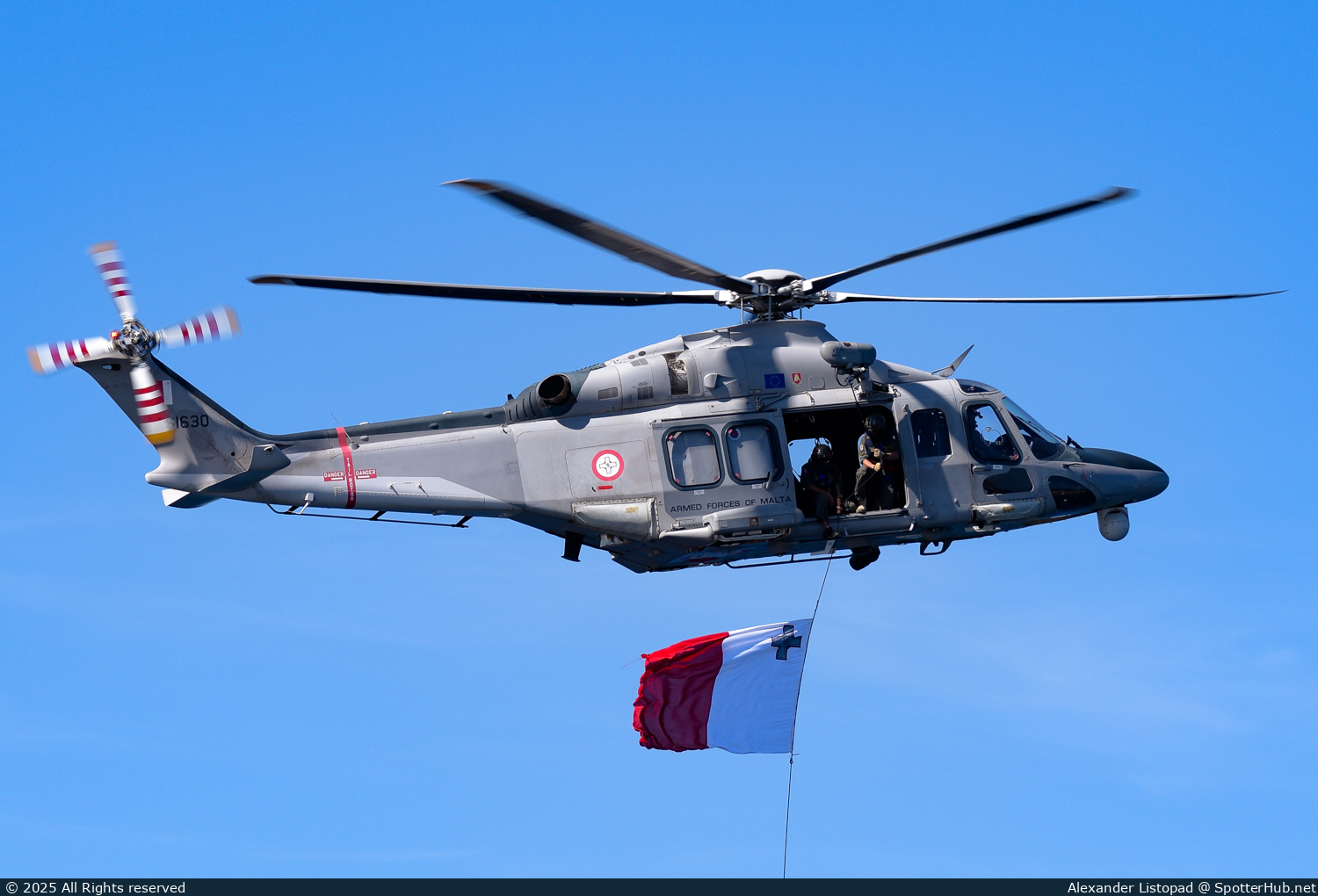 Photo of AS1630 - AgustaWestland AW139 operated by Air Wing of the Armed Forces of Malta