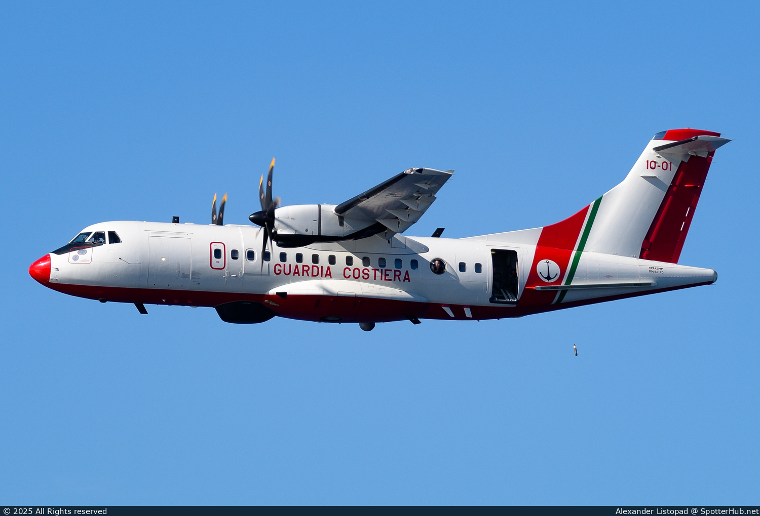 Photo of MM62170 - ATR 42-420MP operated by Italian Coast Guard - Guardia costiera