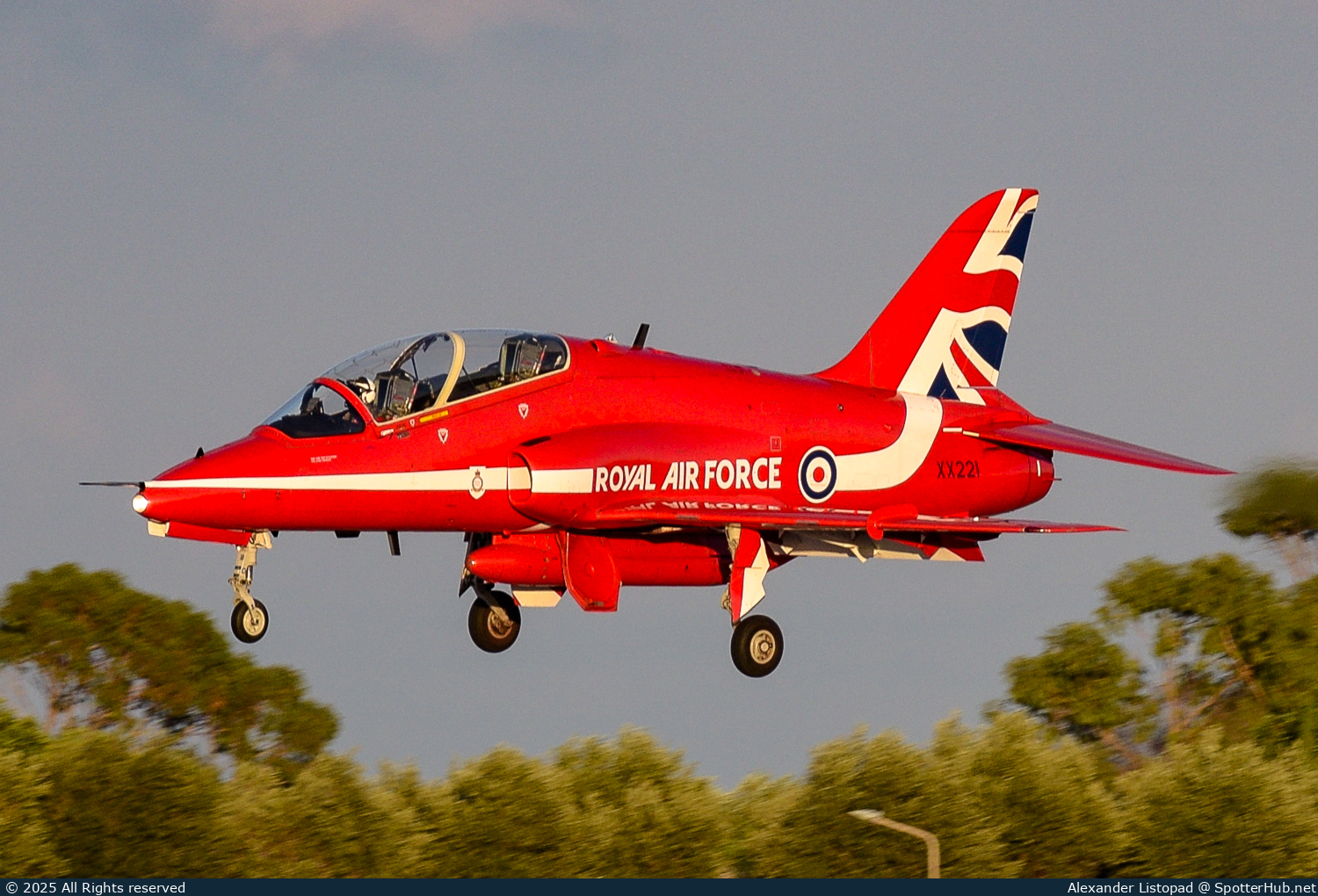 Photo of XX221 - British Aerospace Hawk T1A operated by Royal Air Force