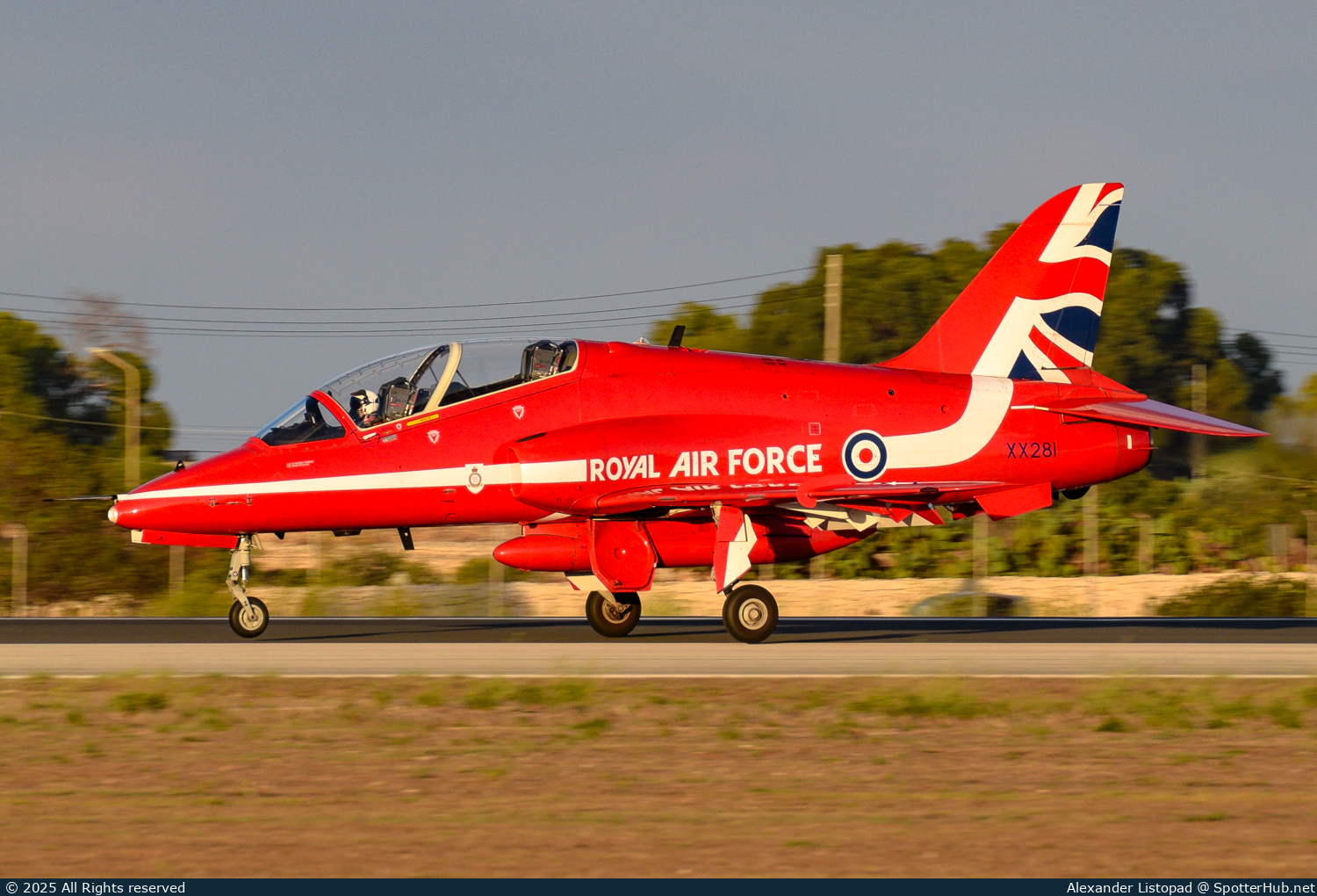 Photo of XX281 - British Aerospace Hawk T1A operated by Royal Air Force