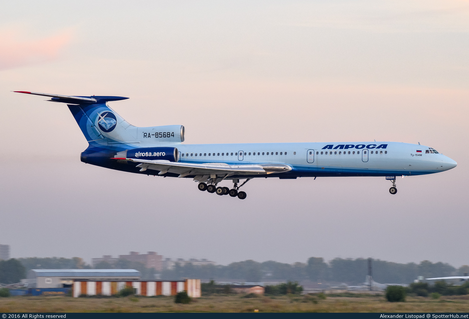 Photo of RA-85684 - Tupolev Tu-154M operated by Alrosa Airlines