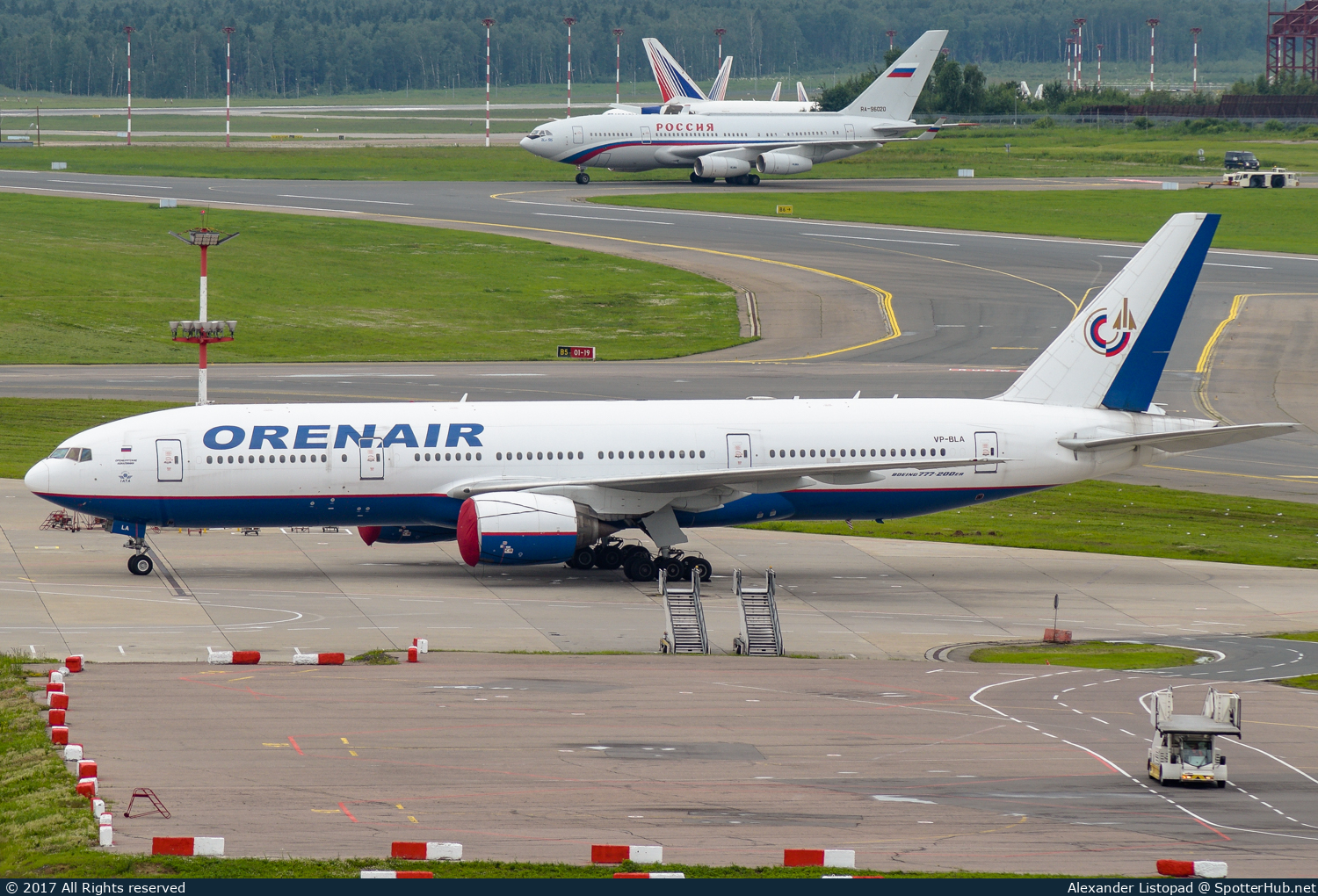 Photo of VP-BLA - Boeing 777-2Q8(ER) operated by Orenair