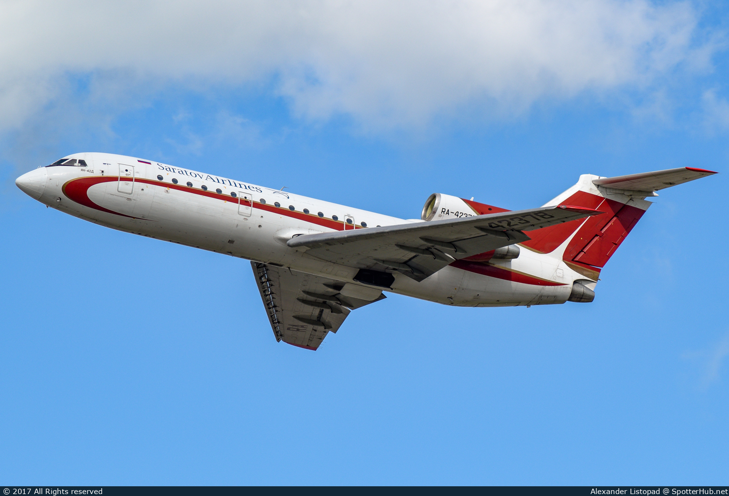 Photo of RA-42378 - Yakovlev Yak-42D operated by Saratov Airlines