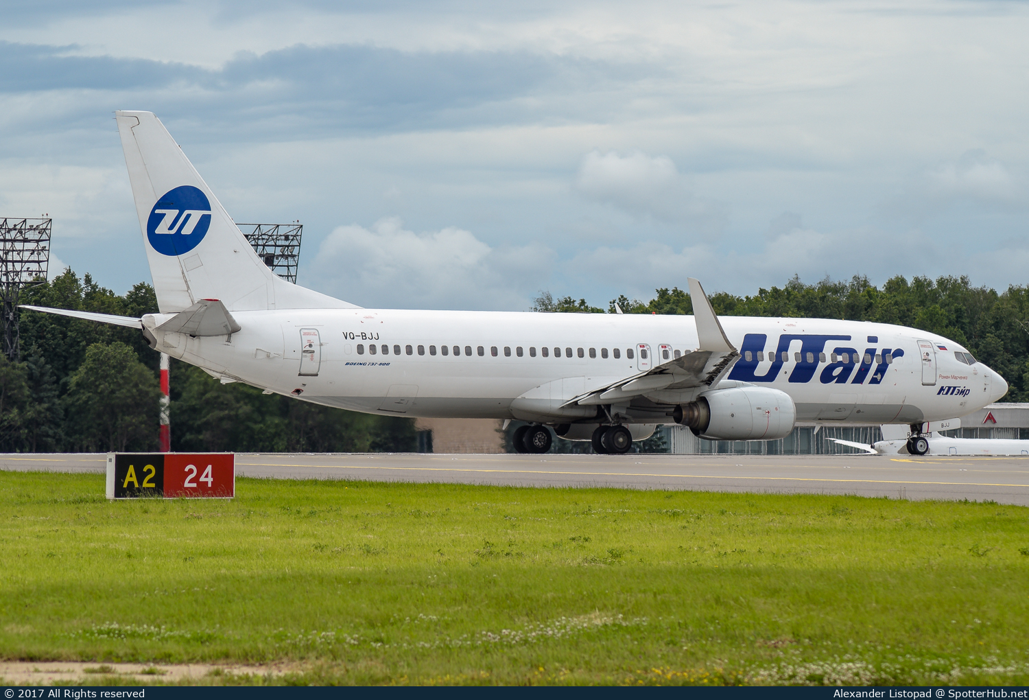 Photo of VQ-BJJ - Boeing 737-8AS operated by Utair