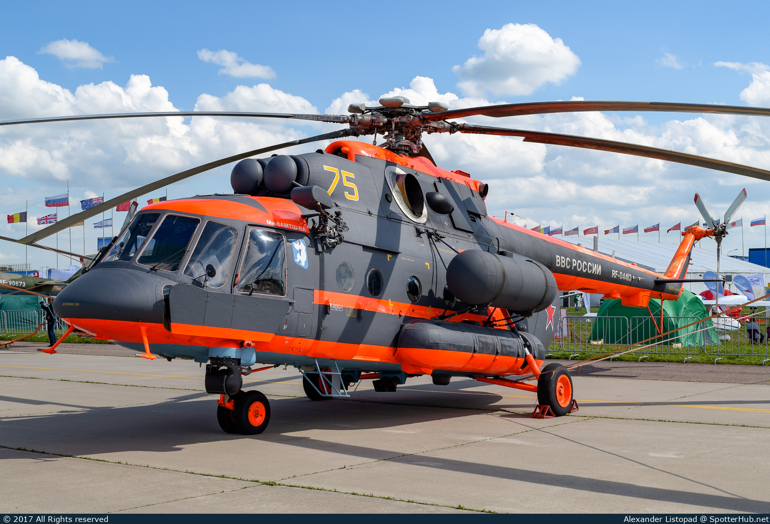 Photo of RF-04413 - Mil Mi-8AMTSh-VA operated by Russian Air Force