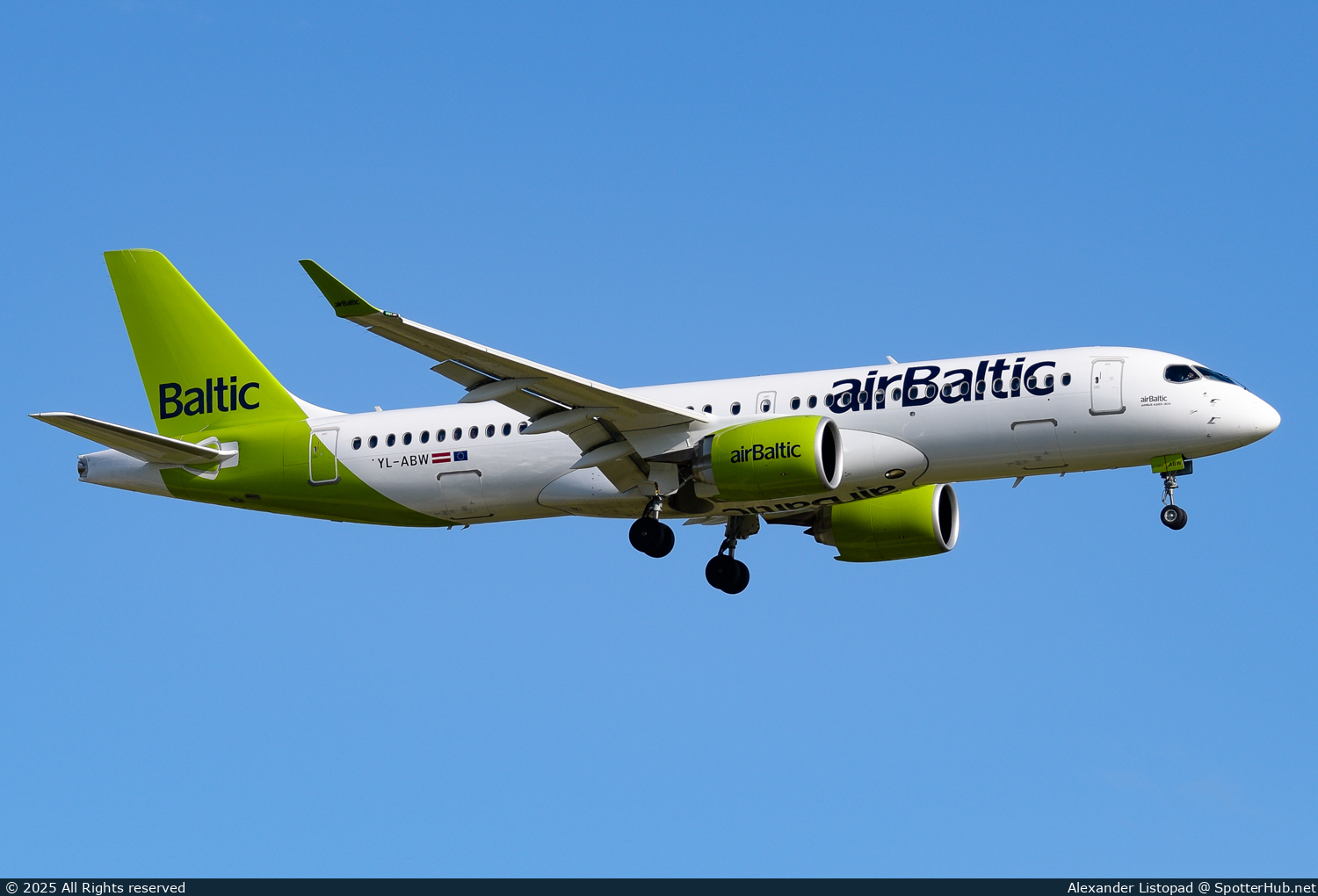 Photo of YL-ABW - Airbus A220-300 operated by airBaltic