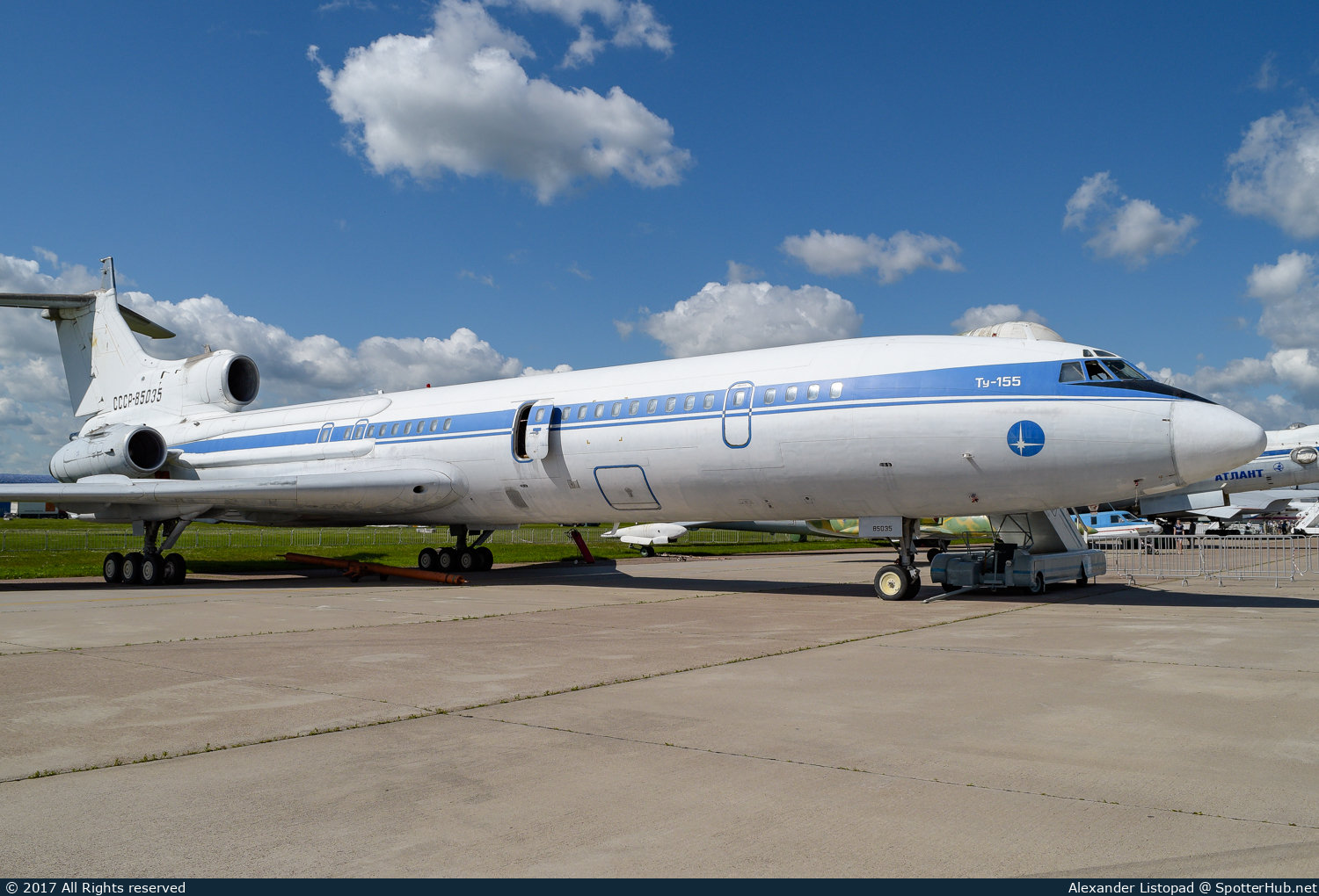 Photo of CCCP-85035 - Tupolev Tu-155 operated by Tupolev Design Bureau
