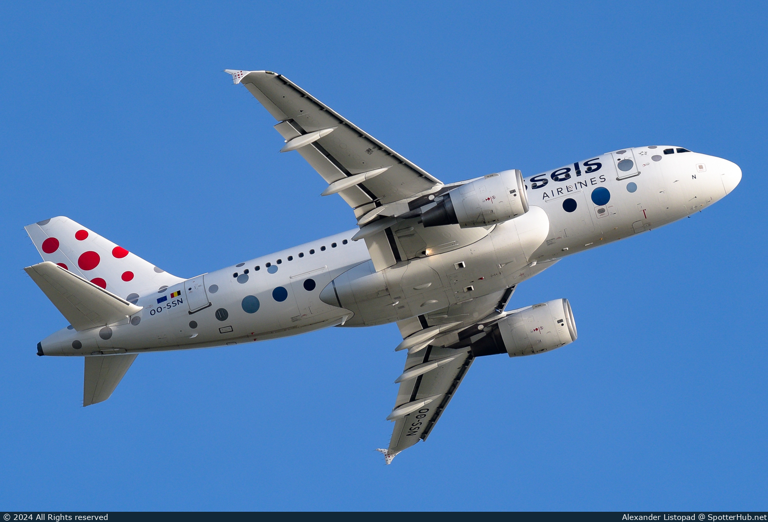 Photo of OO-SSN - Airbus A319-112 operated by Brussels Airlines