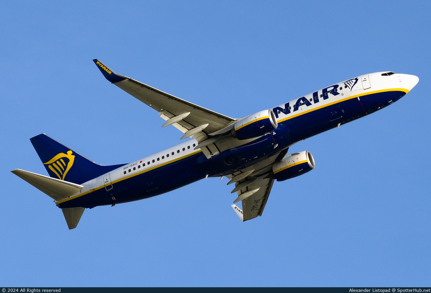 Photo of 9H-QAZ - Boeing 737-8AS operated by Ryanair (opb Malta Air)