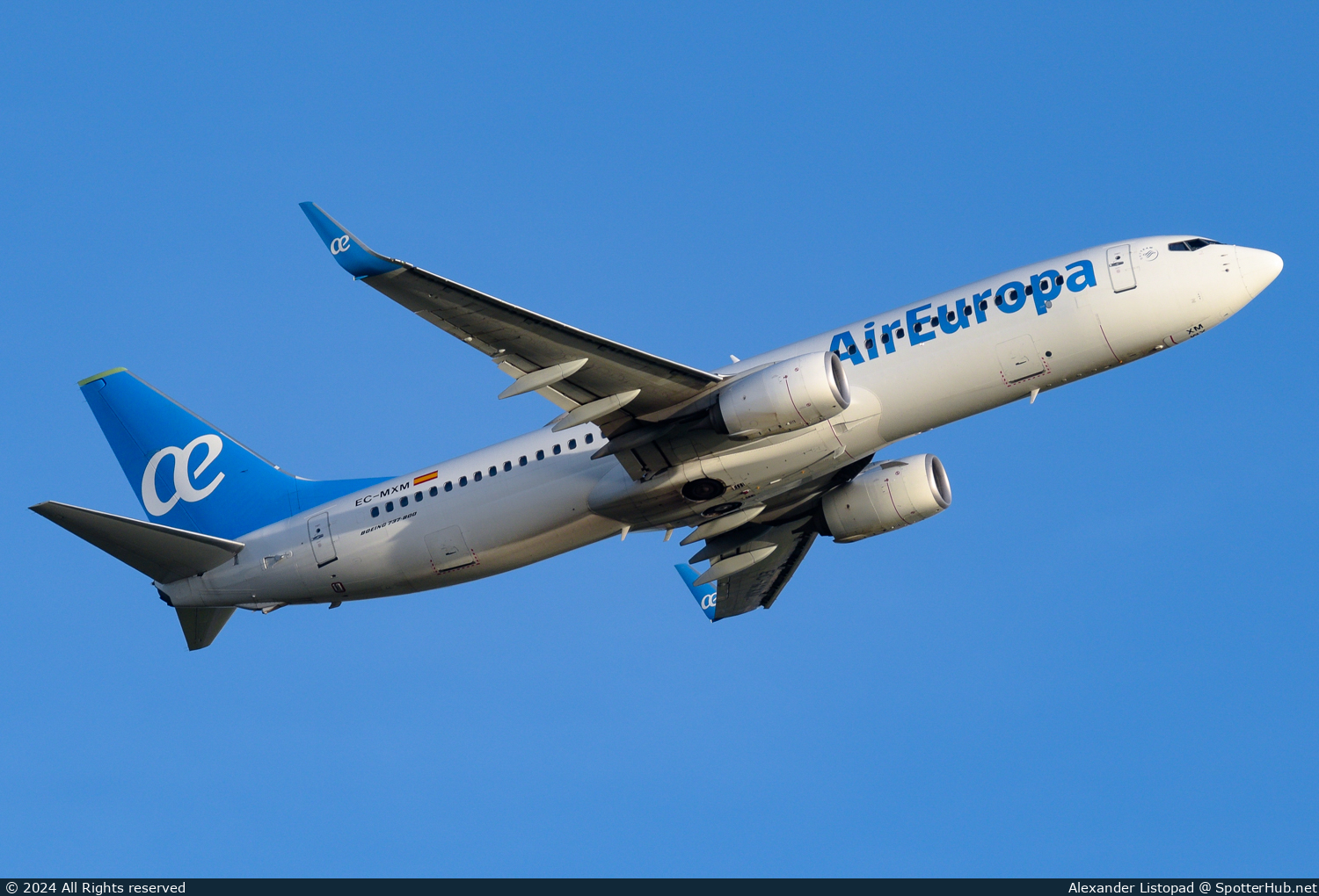 Photo of EC-MXM - Boeing 737-85P operated by Air Europa
