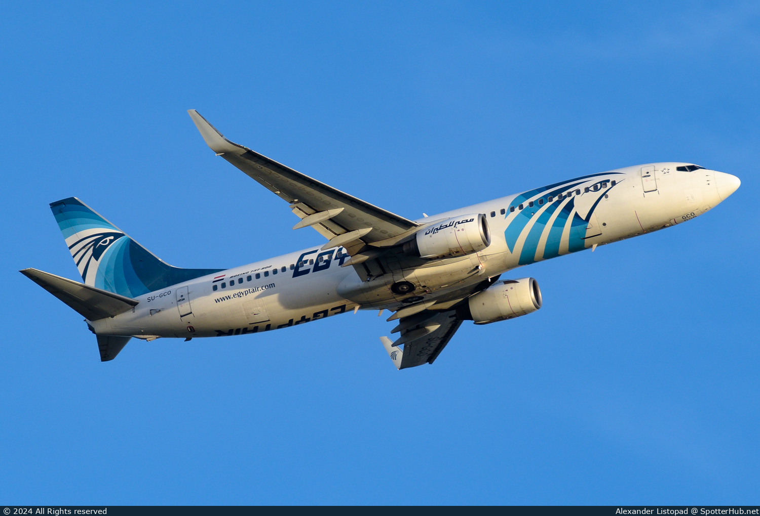 Photo of SU-GCO - Boeing 737-866 operated by Egyptair