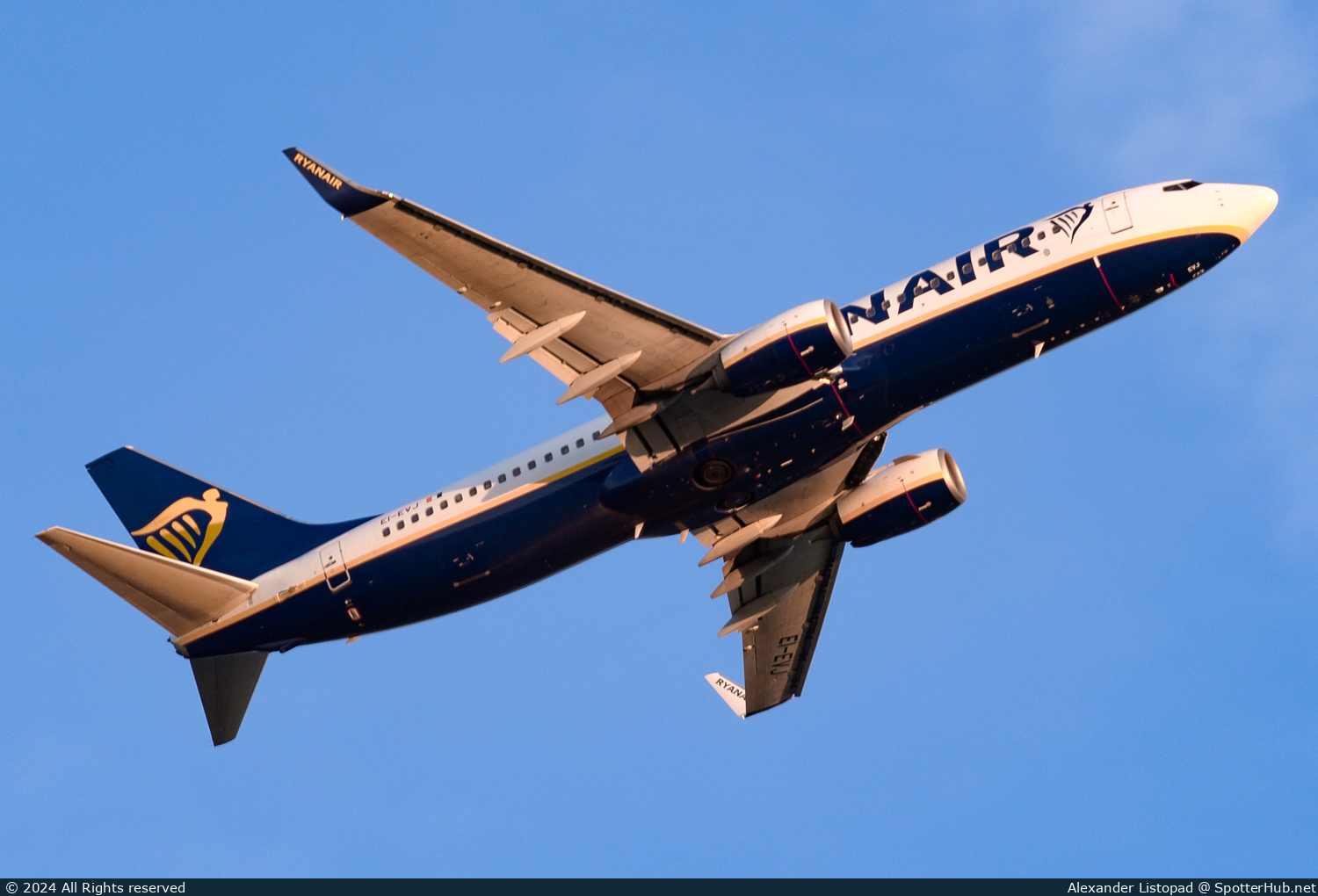 Photo of EI-EVJ - Boeing 737-8AS operated by Ryanair
