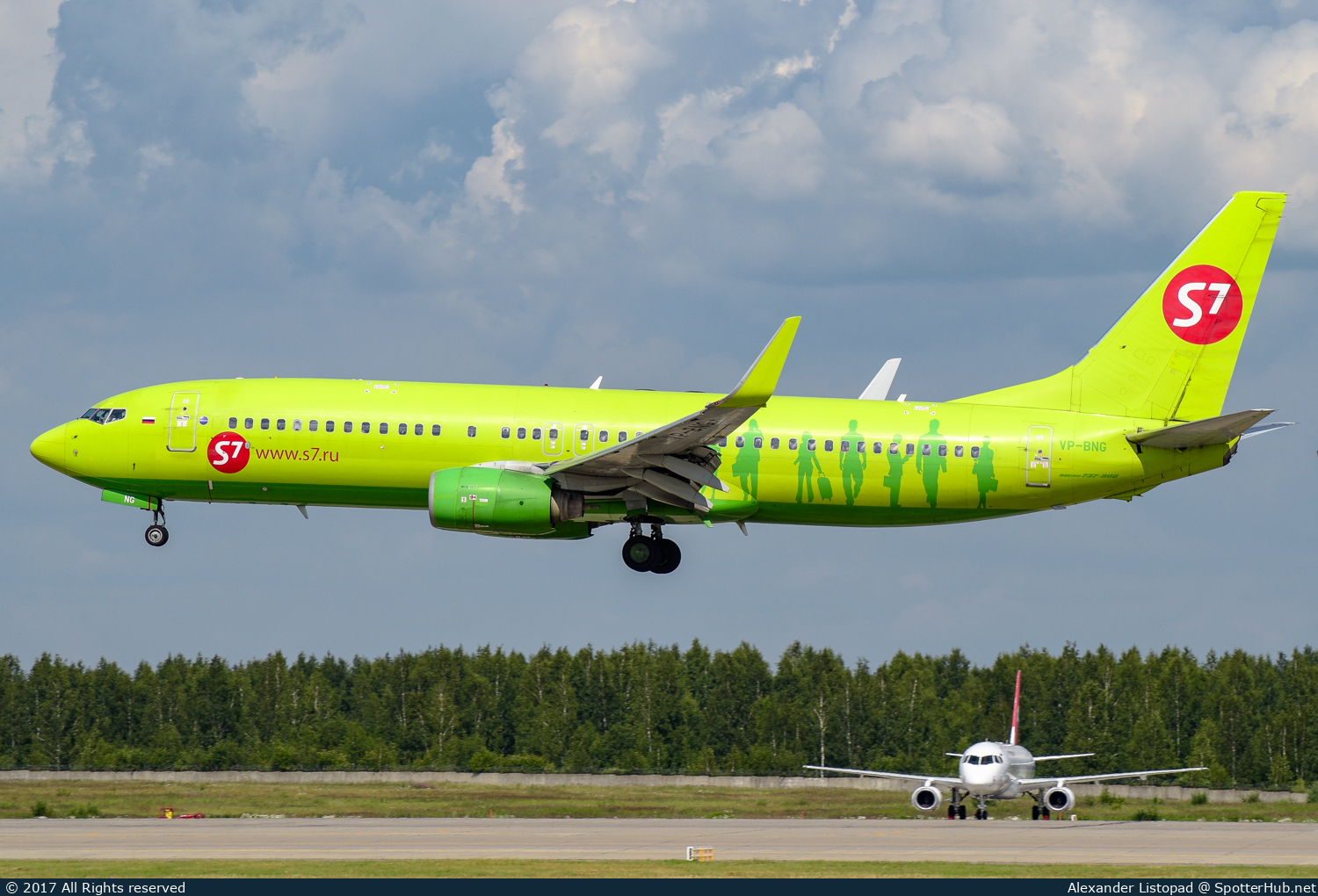Photo of VP-BNG - Boeing 737-83N operated by S7 Airlines