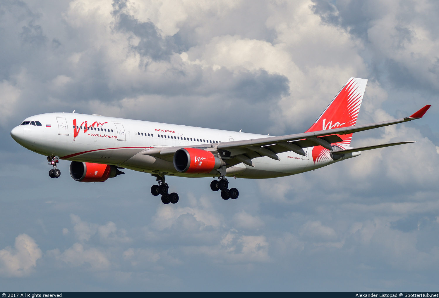 Photo of VQ-BMI - Airbus A330-203 operated by VIM Airlines