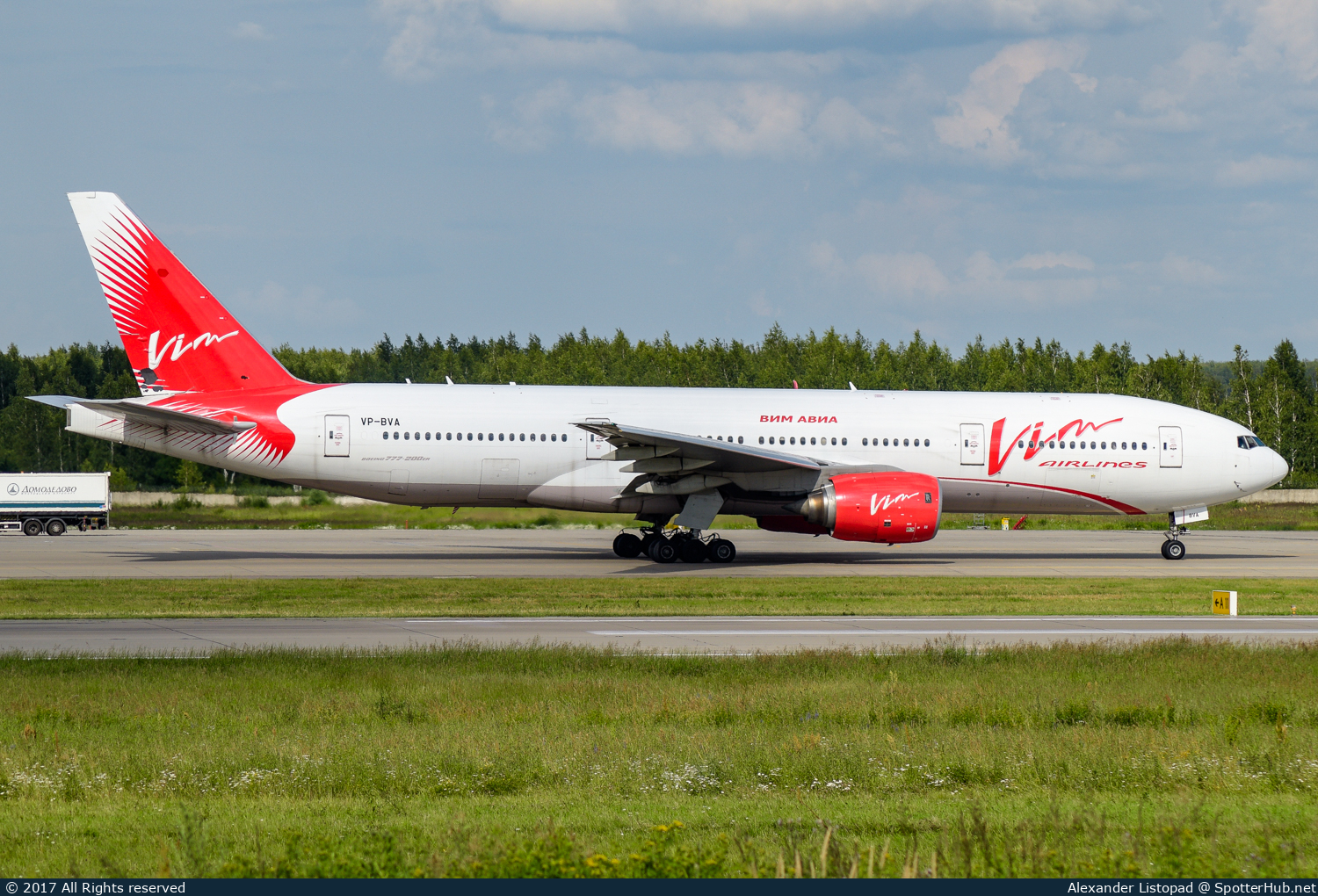Photo of VP-BVA - Boeing 777-2H6(ER) operated by VIM Airlines