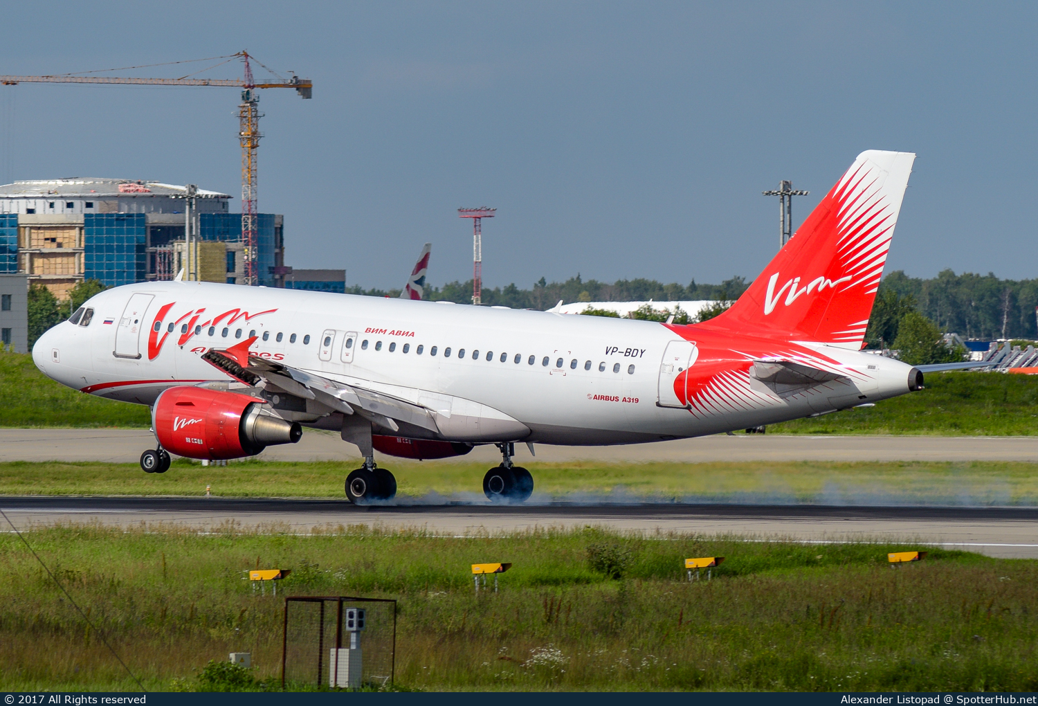 Photo of VP-BDY - Airbus A319-112 operated by VIM Airlines