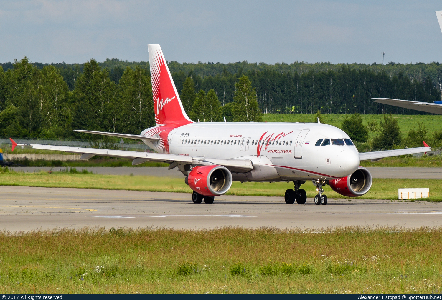 Photo of VQ-BTK - Airbus A319-111 operated by VIM Airlines