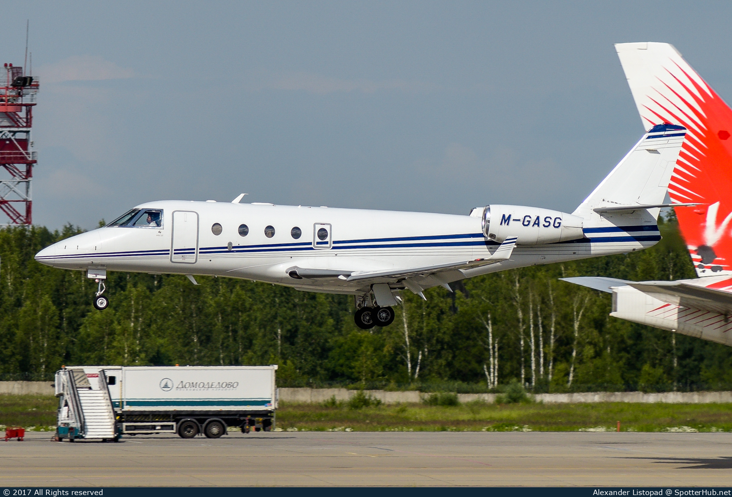 Photo of M-GASG - Gulfstream G150 operated by Private