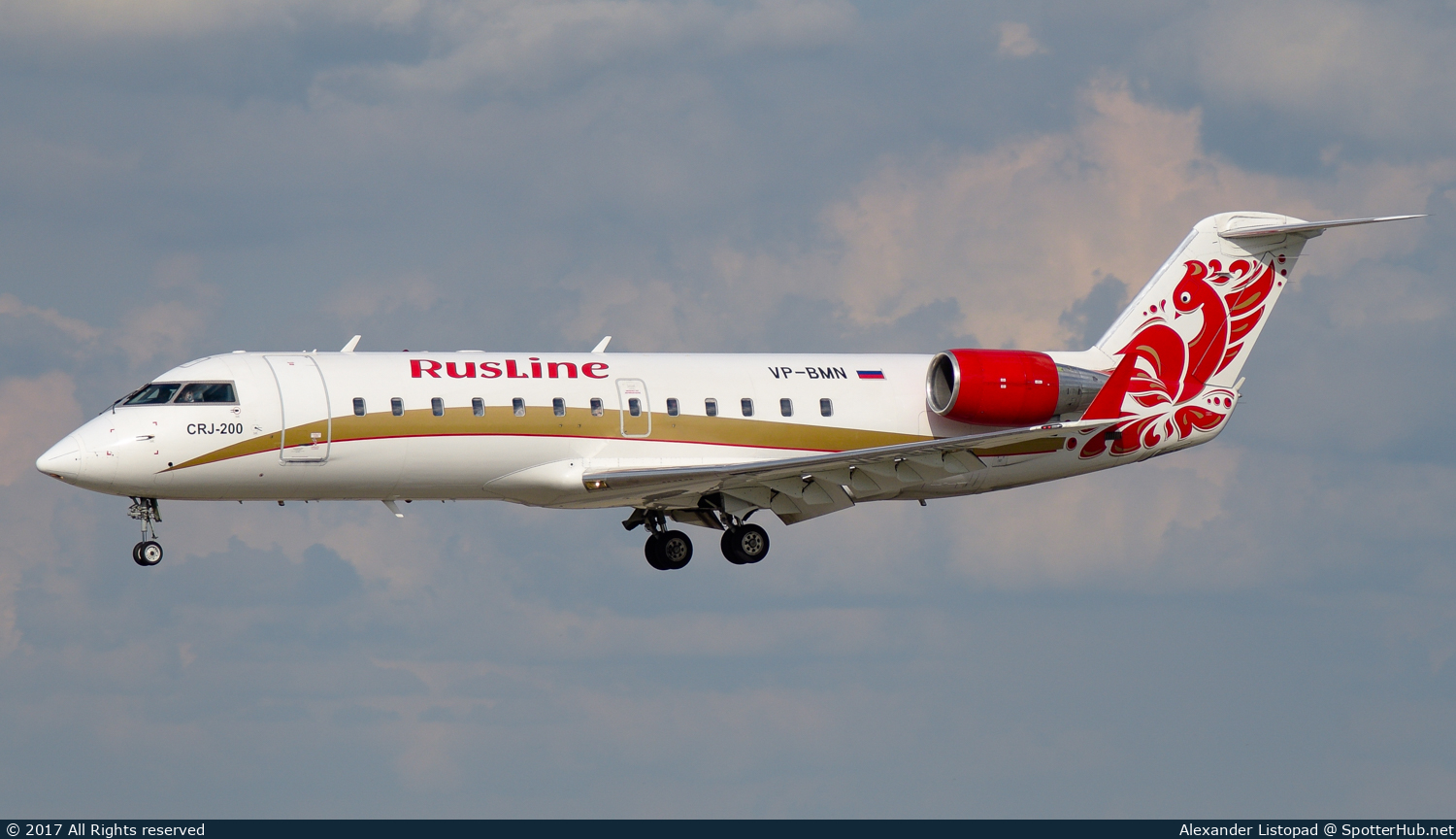 Photo of VP-BMN - Bombardier CRJ-200ER operated by RusLine