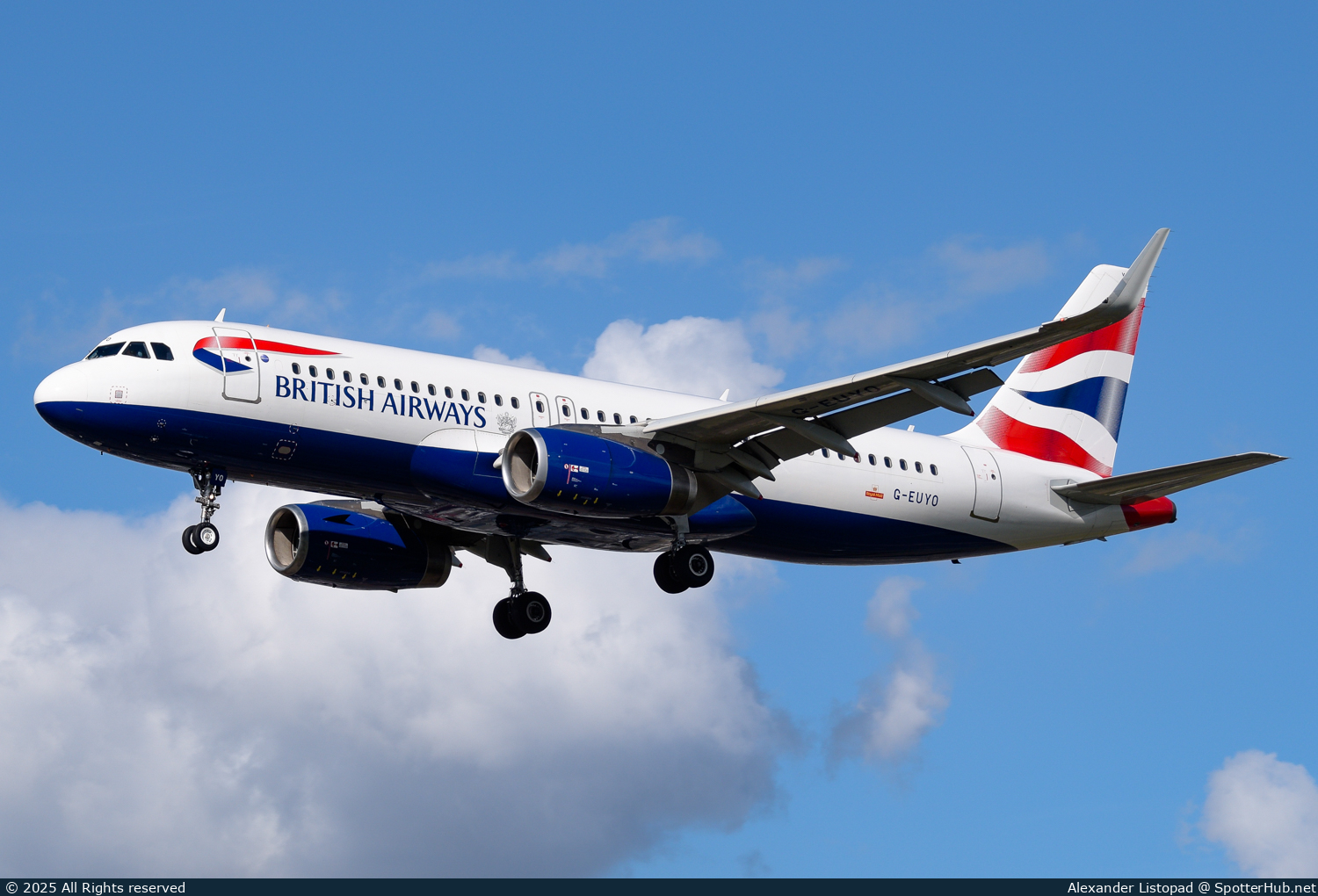 Photo of G-EUYO - Airbus A320-232 operated by British Airways