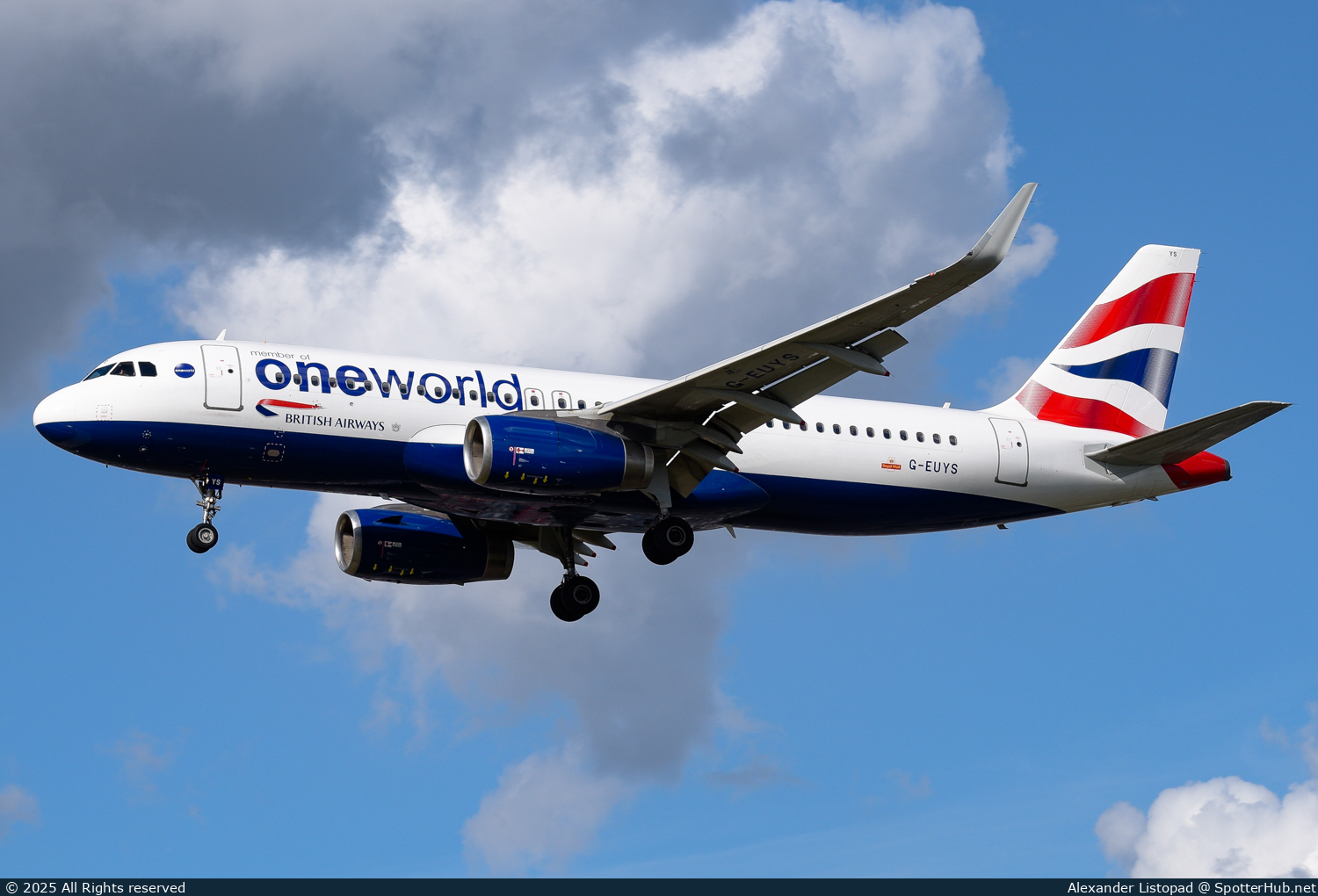 Photo of G-EUYS - Airbus A320-232 operated by British Airways