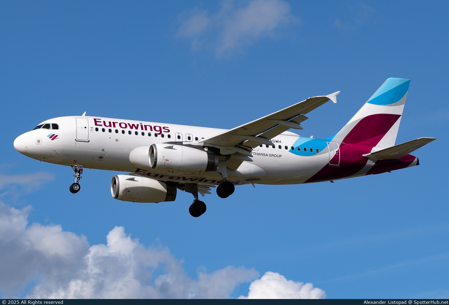 Photo of D-AGWH - Airbus A319-132 operated by Eurowings