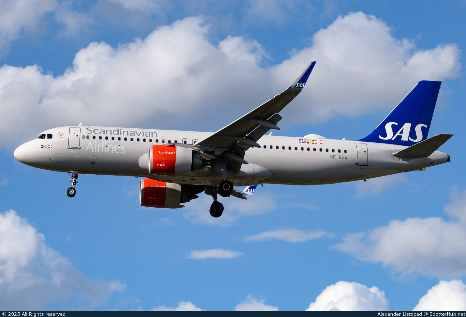 Photo of SE-ROA - Airbus A320-251N operated by SAS Scandinavian Airlines