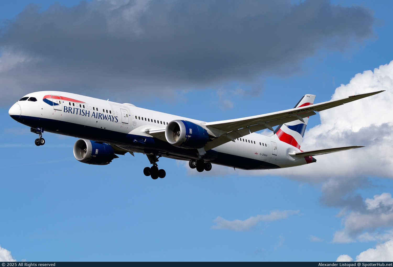 Photo of G-ZBKK - Boeing 787-9 Dreamliner operated by British Airways