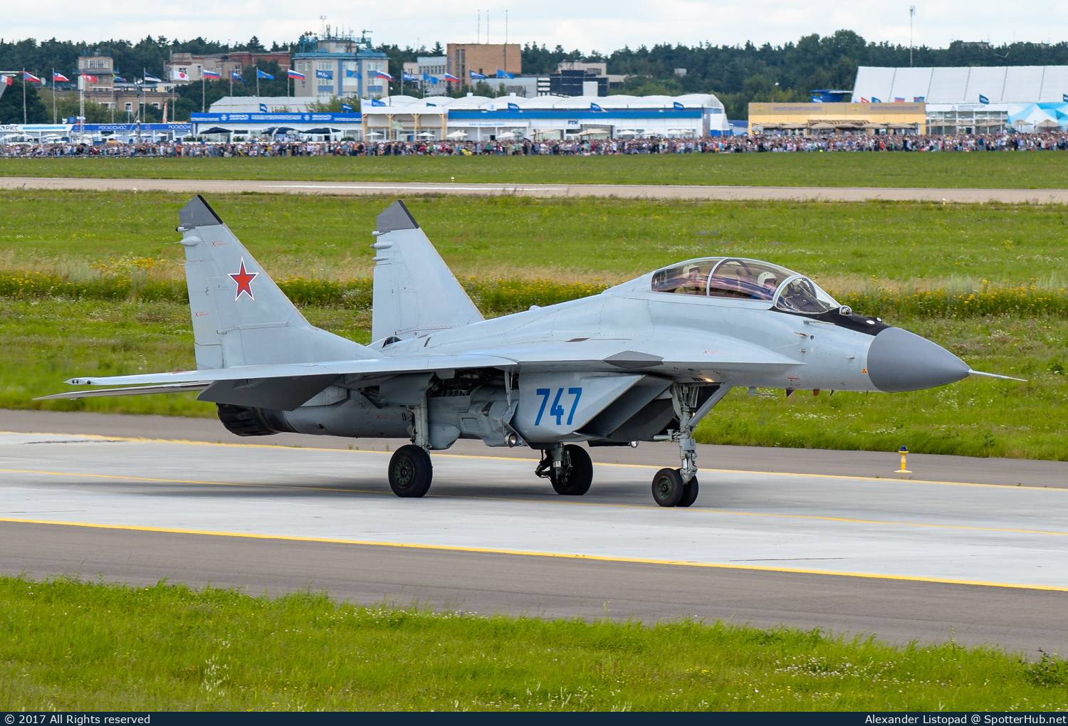 Photo of 747 - Mikoyan-Gurevich MiG-29M2 Fulcrum-E operated by MiG Design Bureau