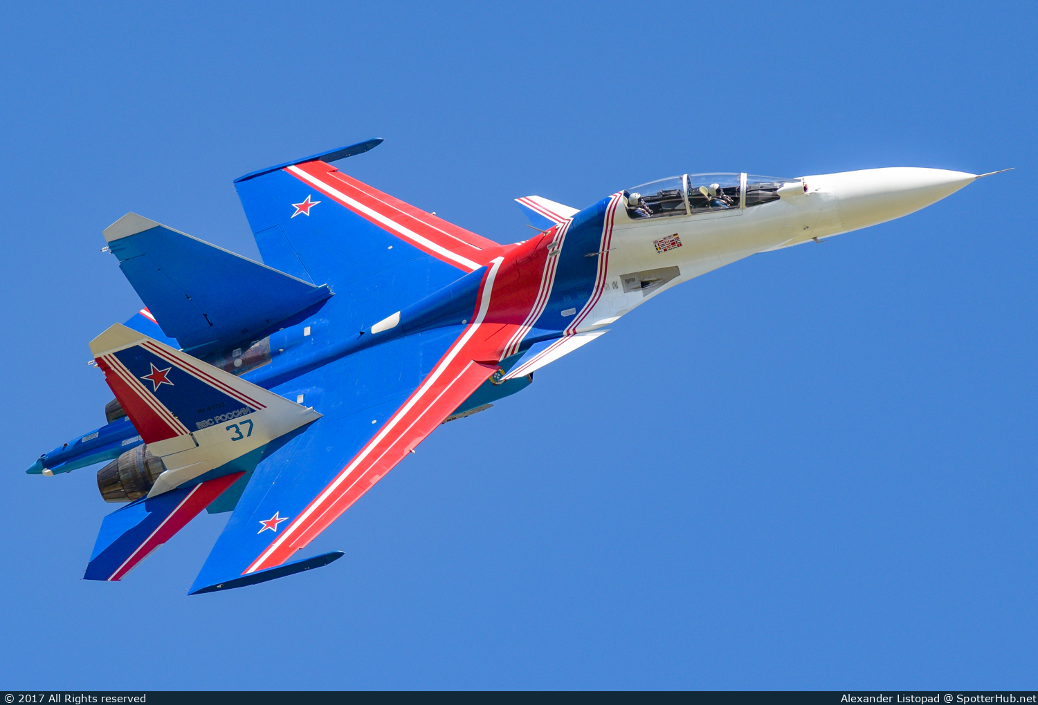 Photo of RF-81722 - Sukhoi Su-30SM Flanker-H operated by Russian Air Force