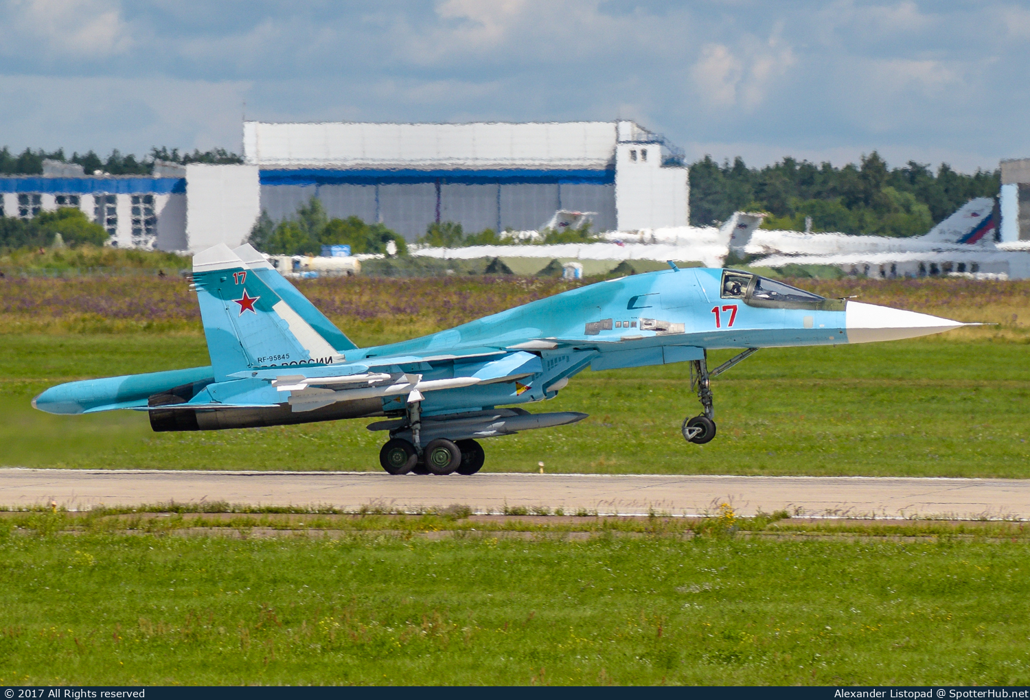 Photo of RF-95845 - Sukhoi Su-34 Fullback operated by Russian Air Force